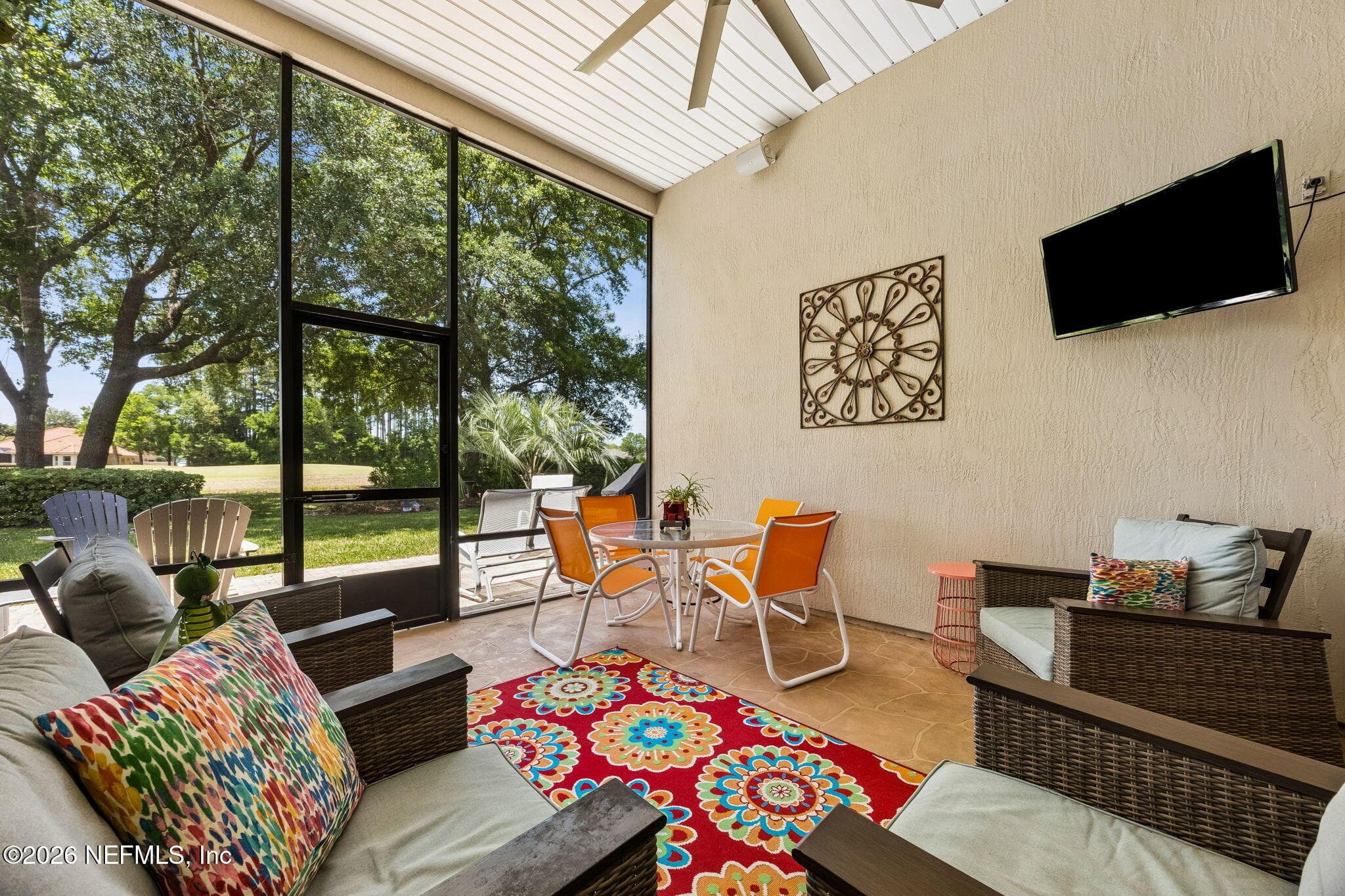 Bright and airy lanai off the family room — 85225 AMAGANSETT Drive, Fernandina Beach, FL 32034