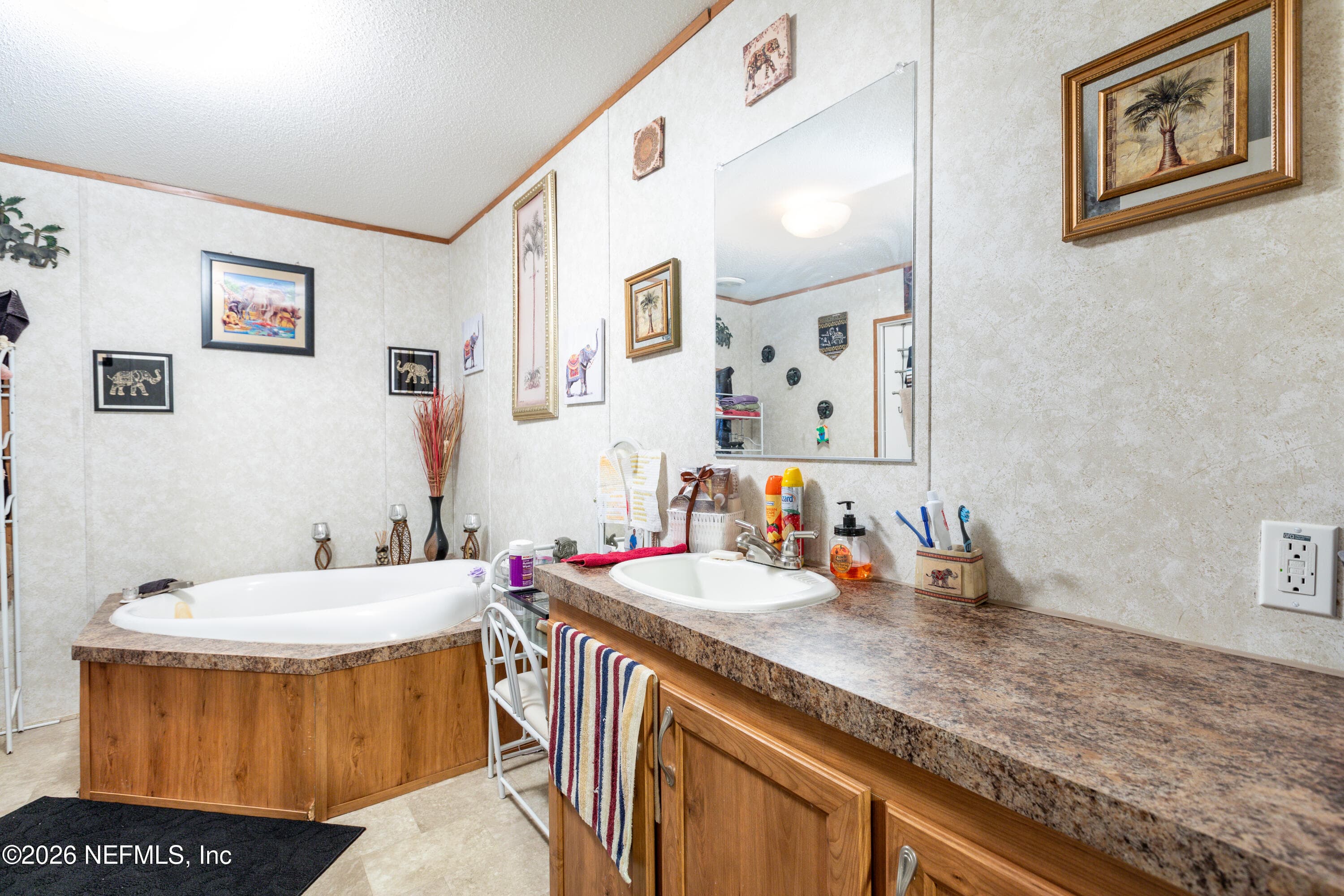 Owner's restroom — 13719 SW 89TH Street, Lake Butler, FL 32054