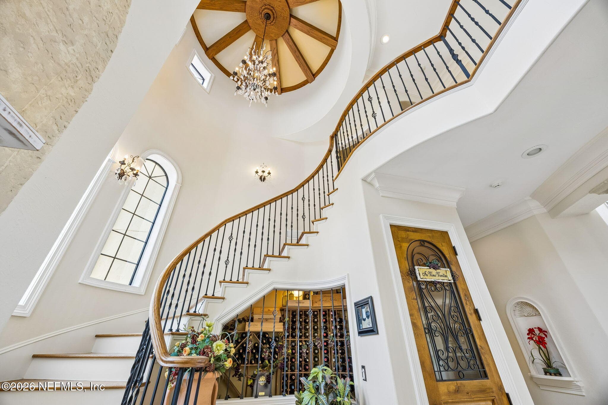 Beautiful staircase leading up to the second floor. — 430 ROYAL TERN Road S, Jacksonville Beach, FL 32250