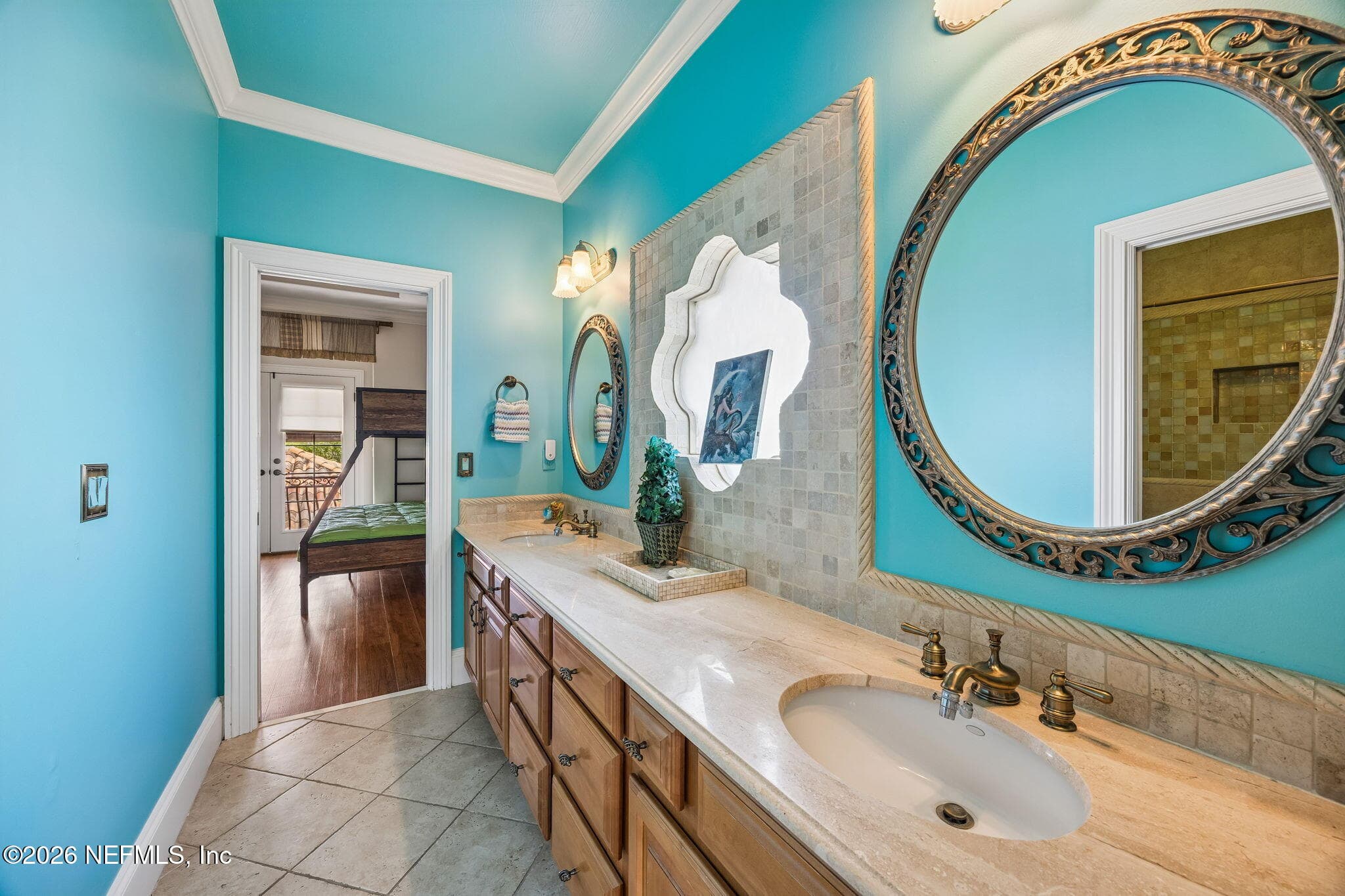 Shared Bathroom With Bedroom 3 and 4. — 430 ROYAL TERN Road S, Jacksonville Beach, FL 32250