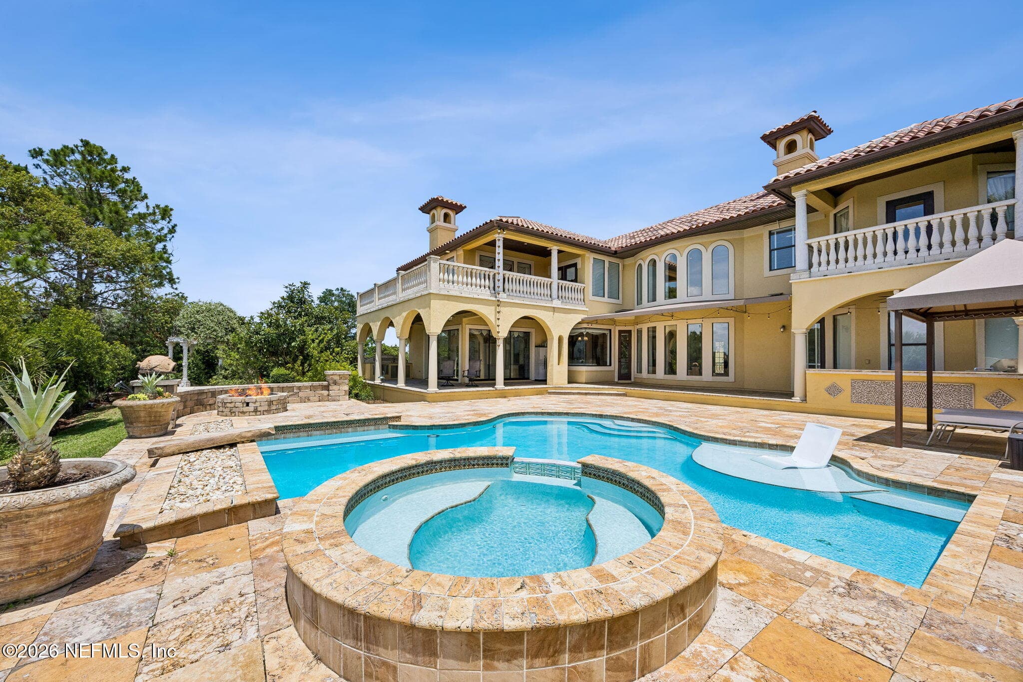 Pool and Spa — 430 ROYAL TERN Road S, Jacksonville Beach, FL 32250