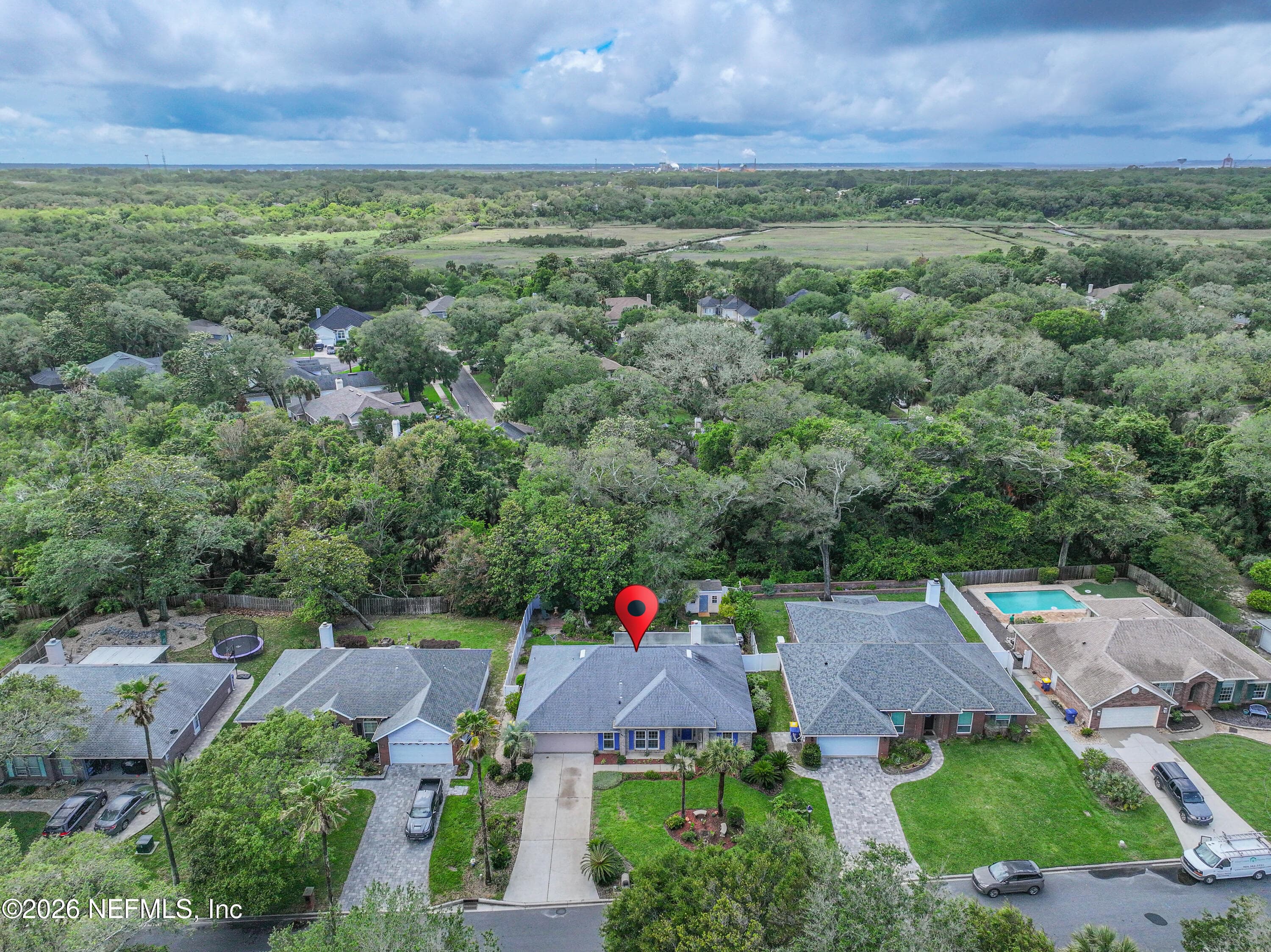 Backs up to the Preserve — 865 LAGUNA Drive, Fernandina Beach, FL 32034