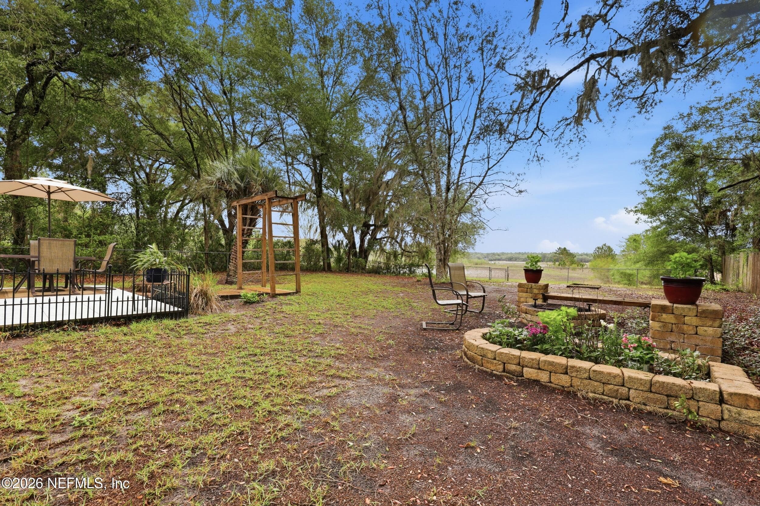 Large Backyard with Lake View — 5419 COUNTY ROAD 352, Keystone Heights, FL 32656