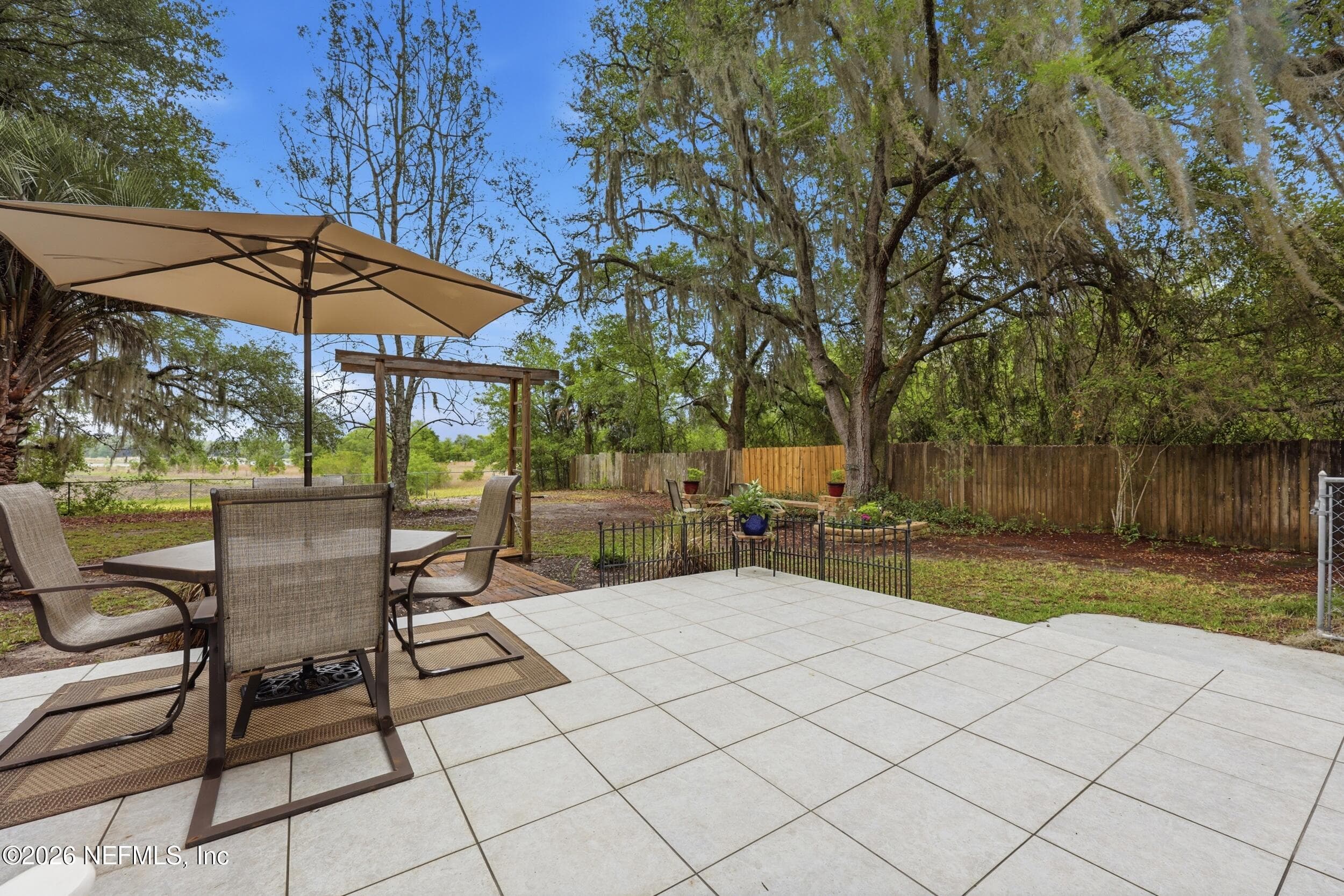 Back Patio with Lake View — 5419 COUNTY ROAD 352, Keystone Heights, FL 32656