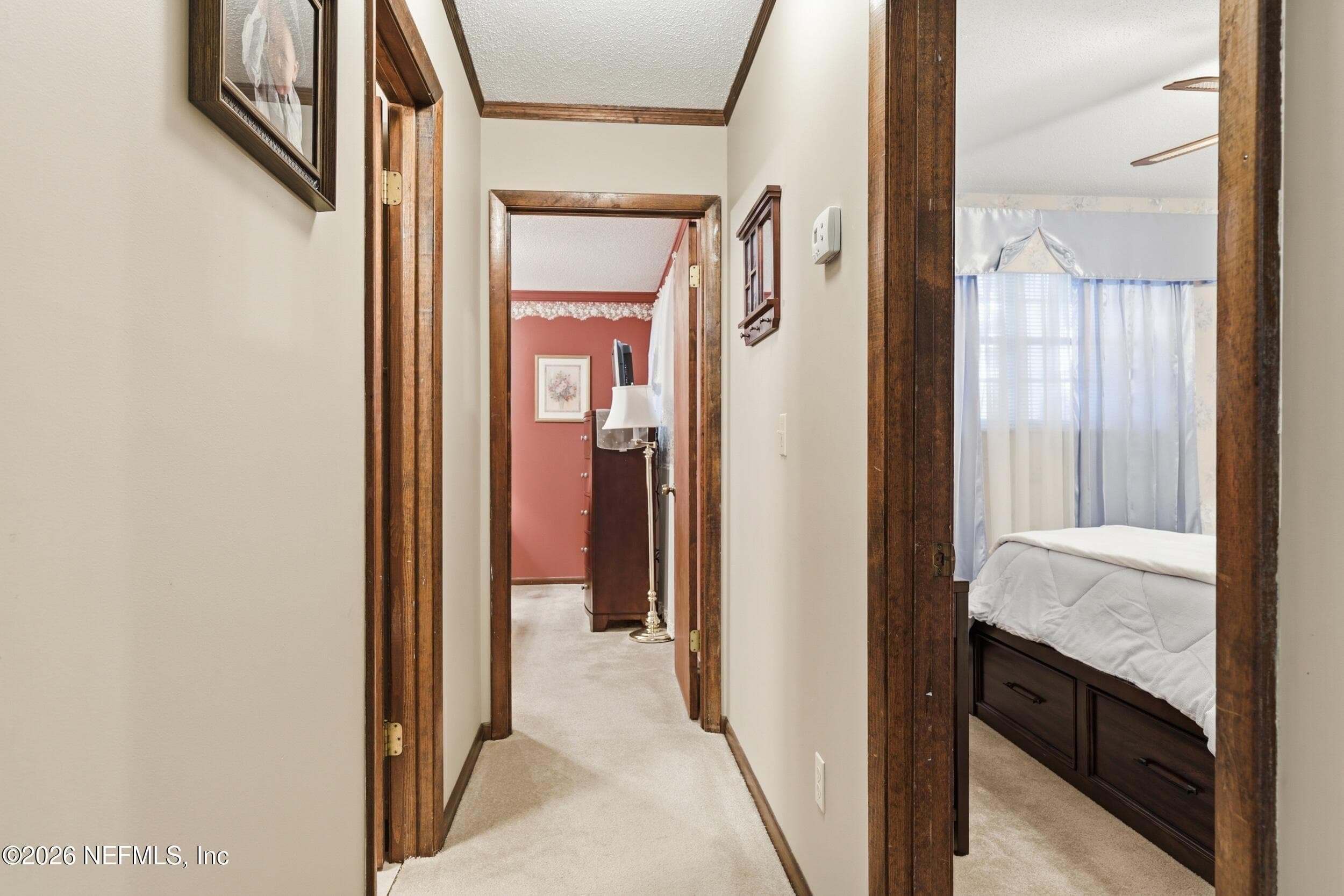 Hallway to Bedrooms 3, 4 and Bathroom — 5419 COUNTY ROAD 352, Keystone Heights, FL 32656