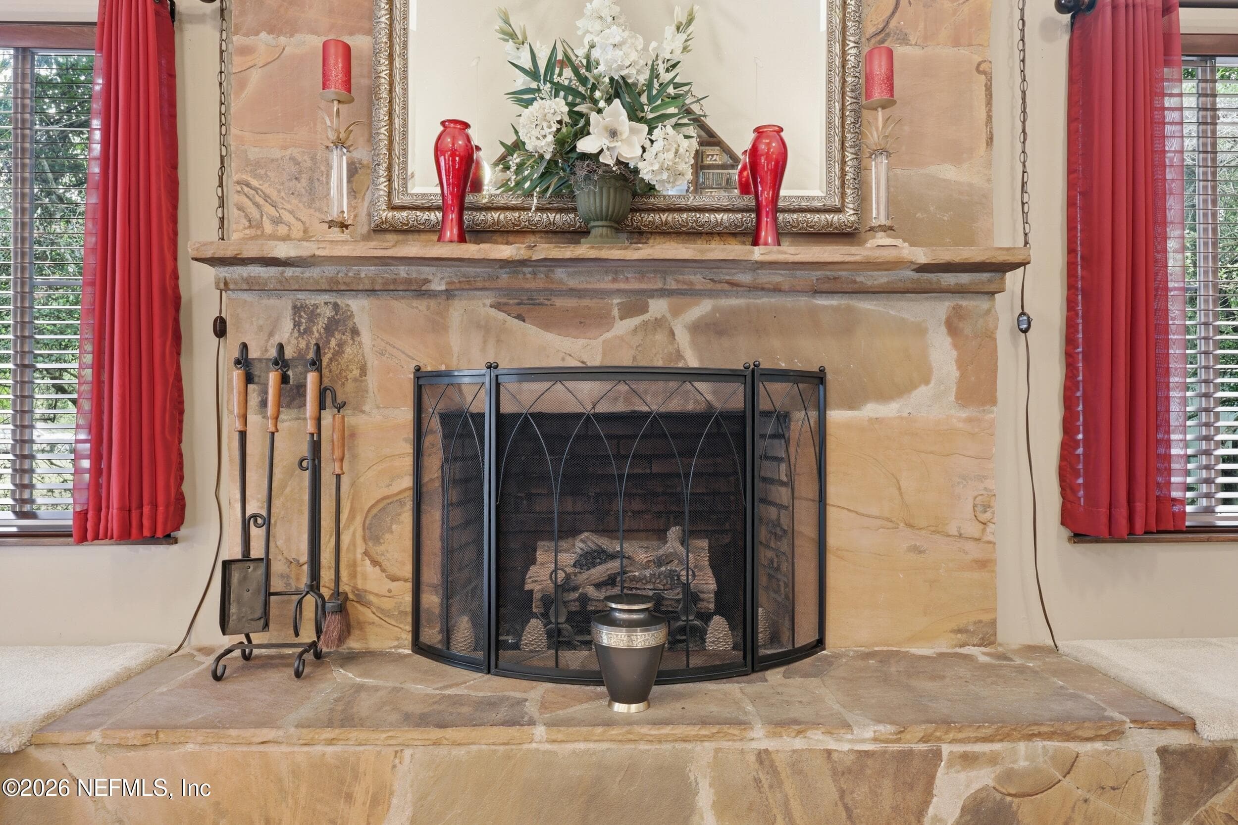 Fireplace — 5419 COUNTY ROAD 352, Keystone Heights, FL 32656