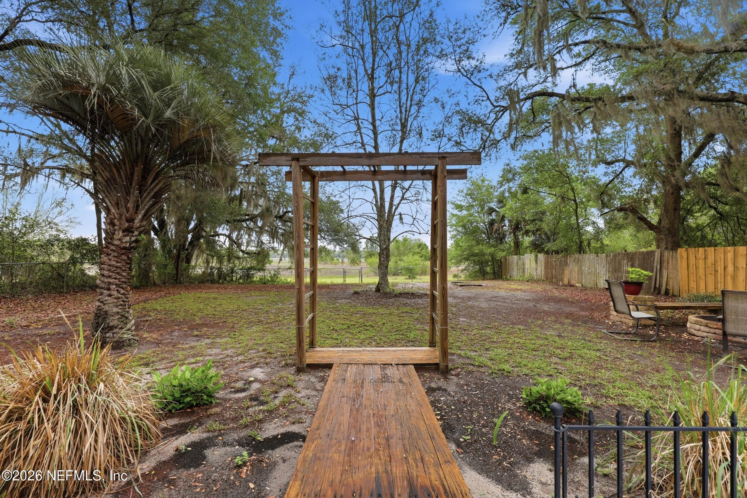 View from end of Back Patio — 5419 COUNTY ROAD 352, Keystone Heights, FL 32656