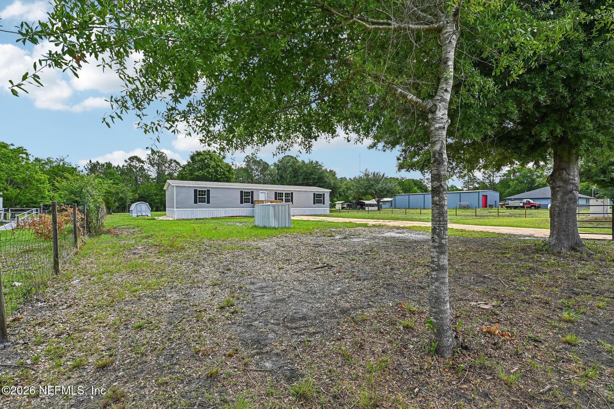 FENCED YARD LOTS OF SPACE FOR PETS — 6771 SW COUNTY ROAD 225, Starke, FL 32091