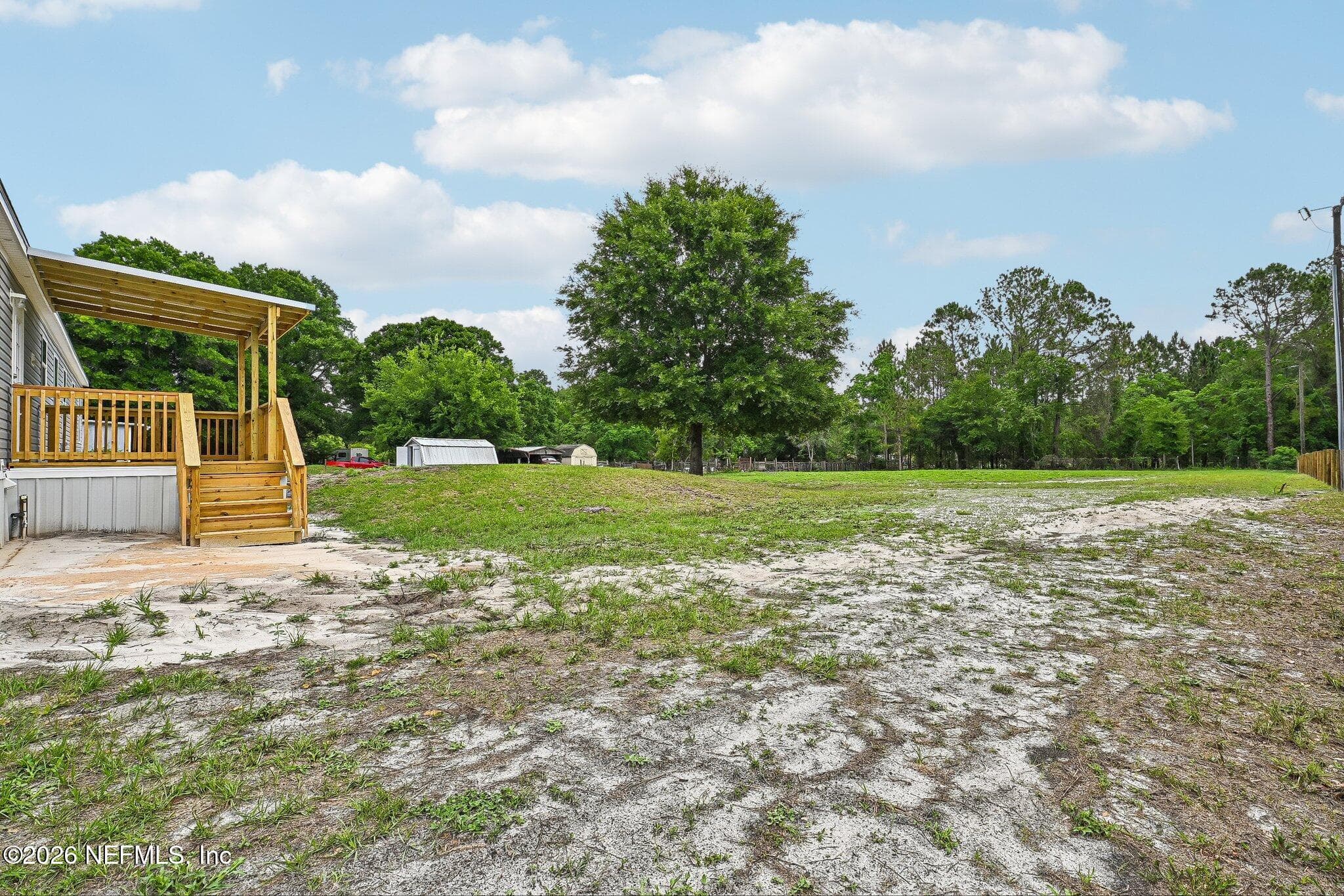 REAR OF YARD — 6771 SW COUNTY ROAD 225, Starke, FL 32091