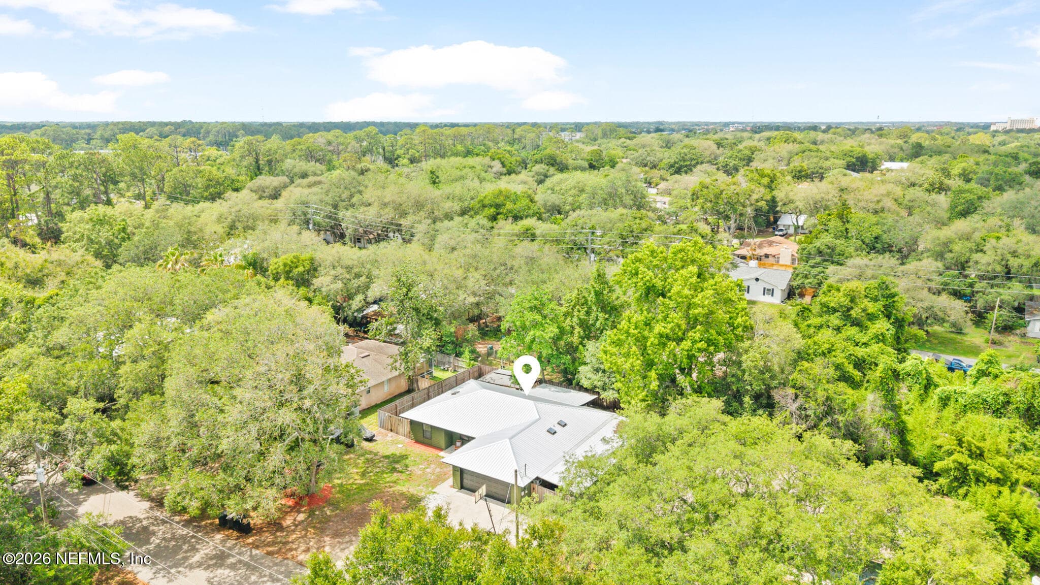 Aerial view — 111 SWALLOW Road, St. Augustine, FL 32086