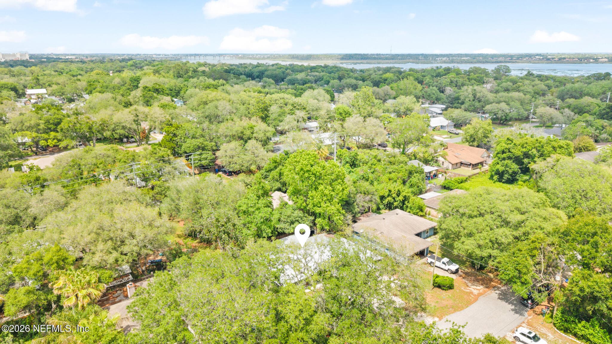 Aerial view — 111 SWALLOW Road, St. Augustine, FL 32086