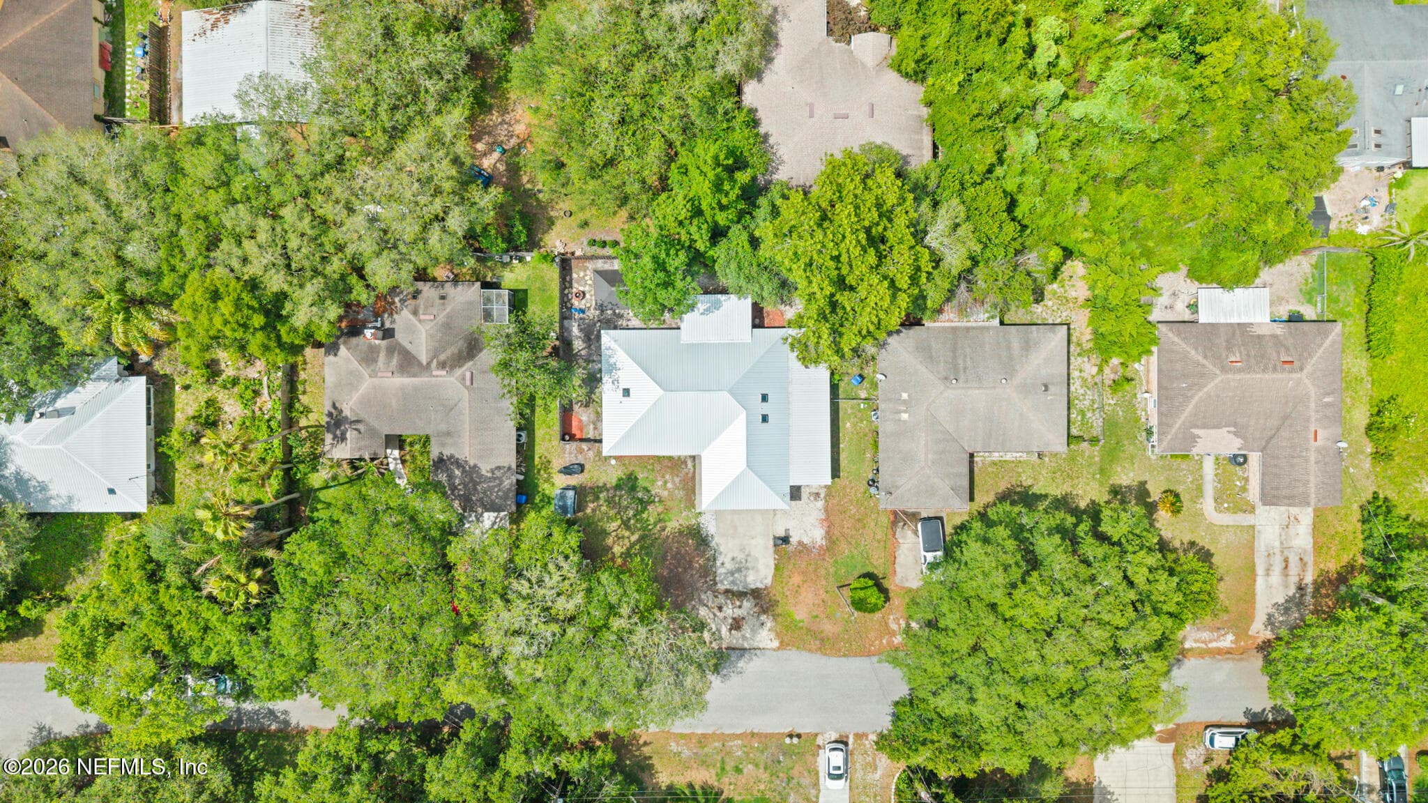 Aerial view — 111 SWALLOW Road, St. Augustine, FL 32086