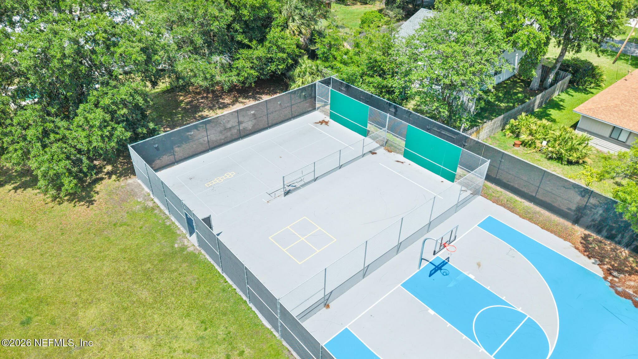 Neighborhood tennis and basketball courts — 111 SWALLOW Road, St. Augustine, FL 32086