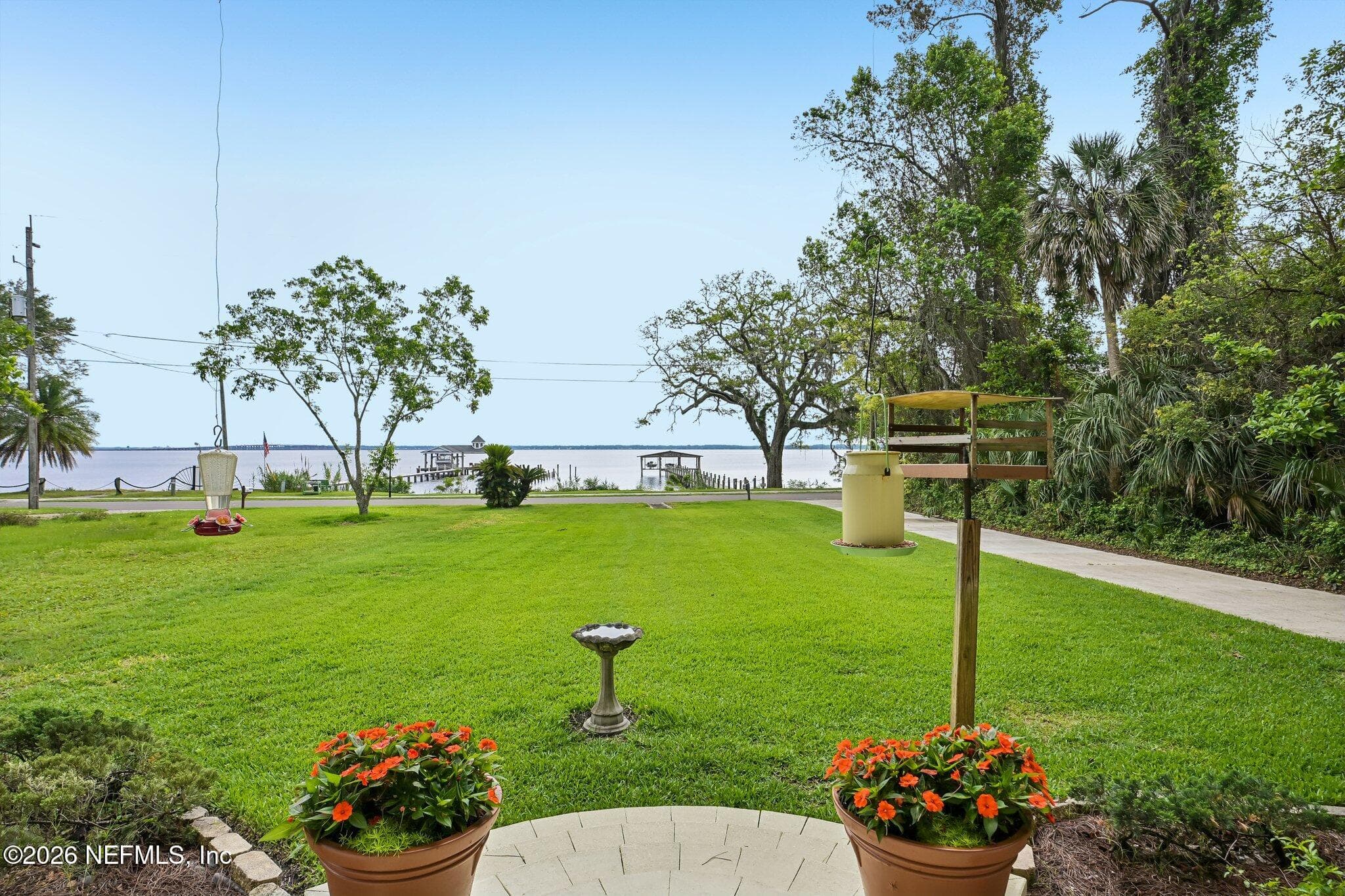 St. Johns River Views from the front lanai — 1320 RIVER Road, Orange Park, FL 32073
