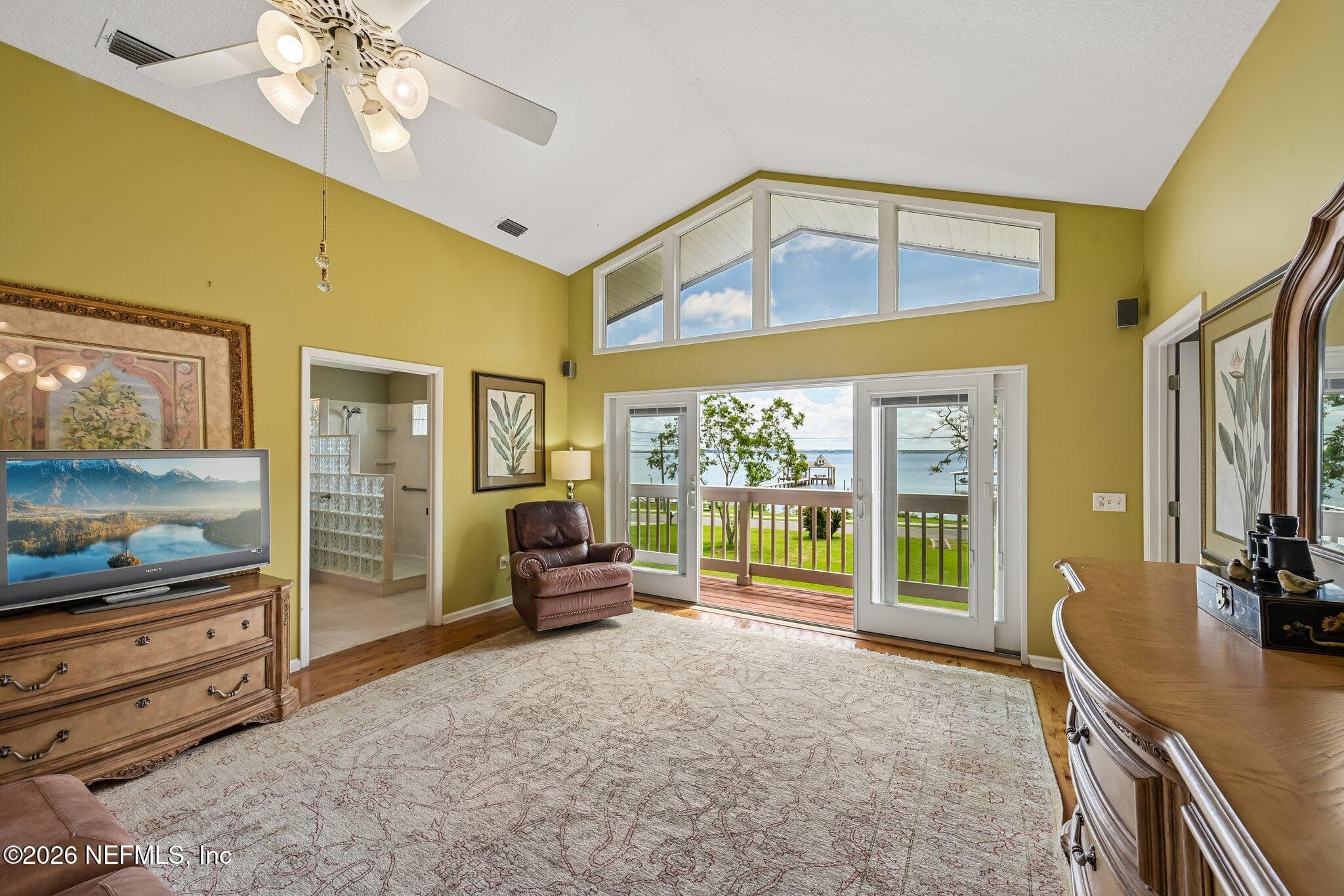 Riverview from the Primary Bedroom — 1320 RIVER Road, Orange Park, FL 32073