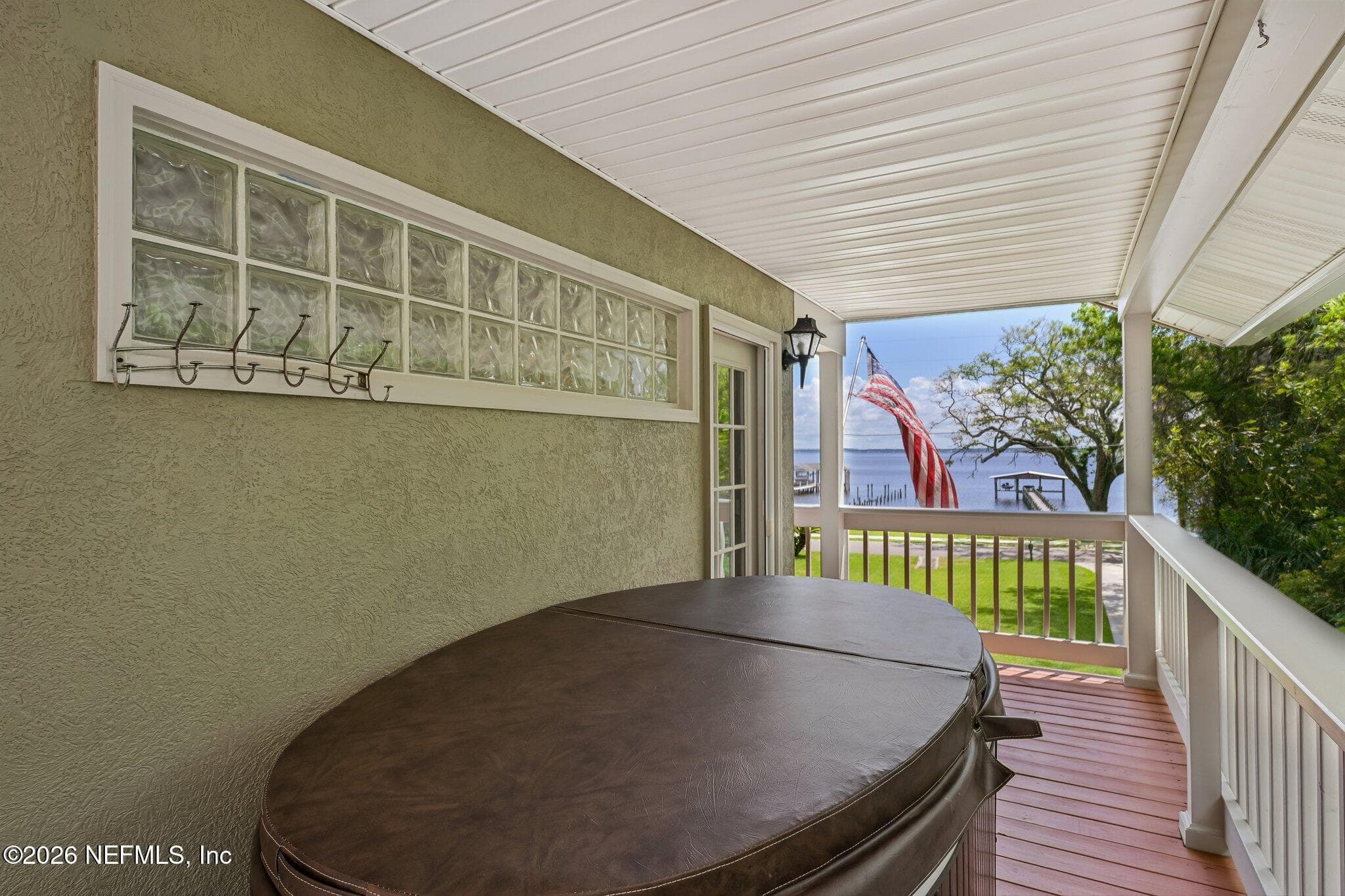 Hot Tub off the Primary Suite with St. Johns River Views — 1320 RIVER Road, Orange Park, FL 32073
