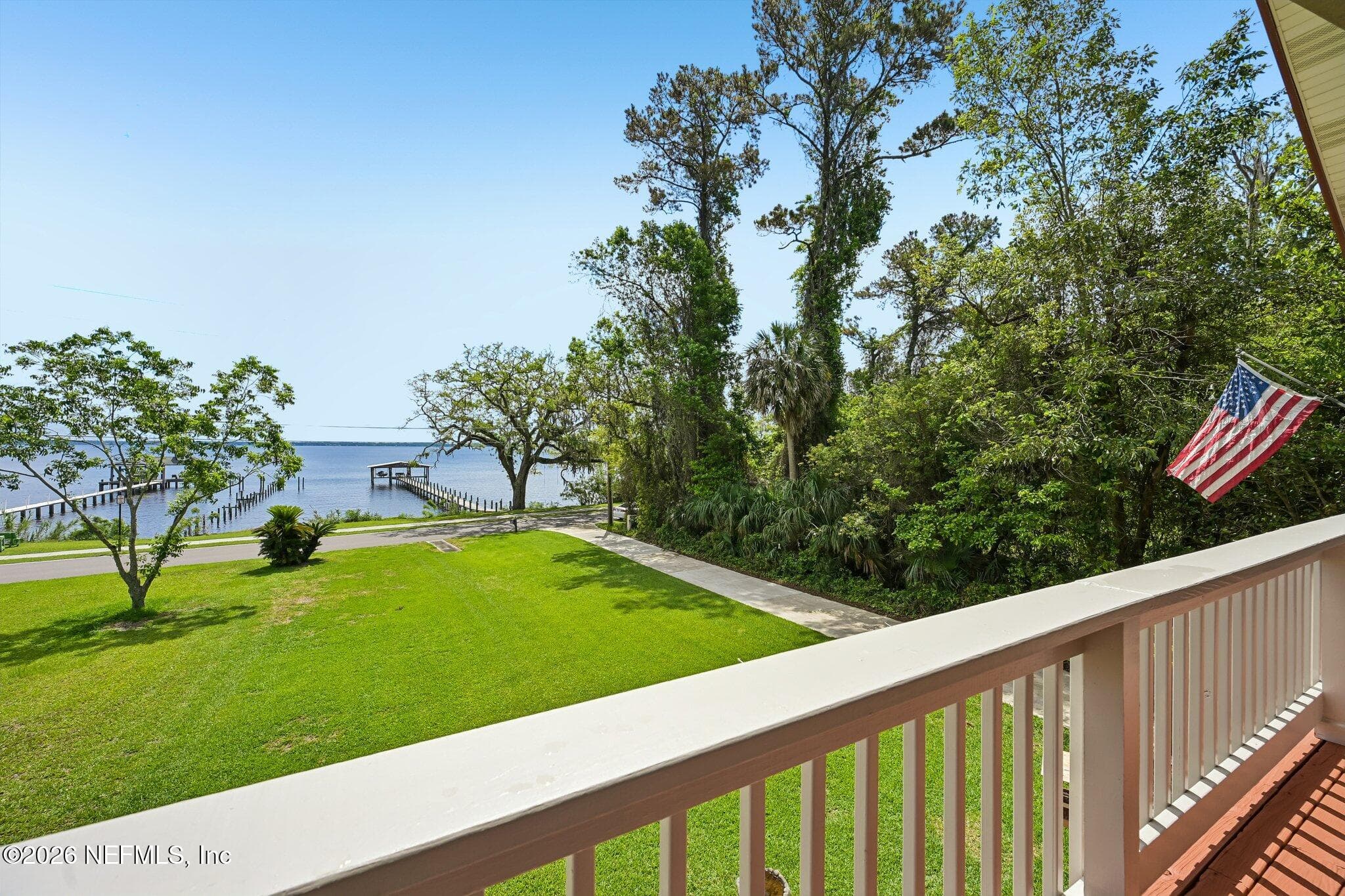 Riverview from the Primary Bedroom — 1320 RIVER Road, Orange Park, FL 32073