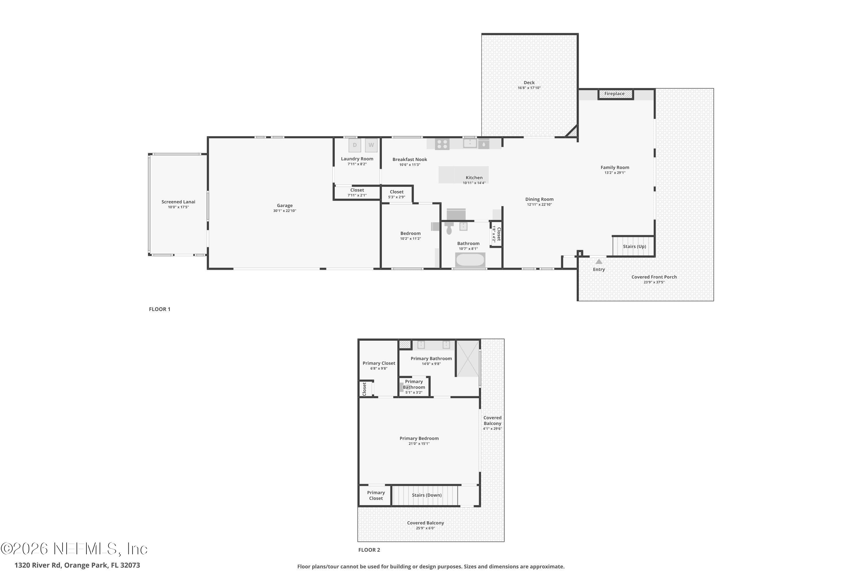 Floor Plan — 1320 RIVER Road, Orange Park, FL 32073