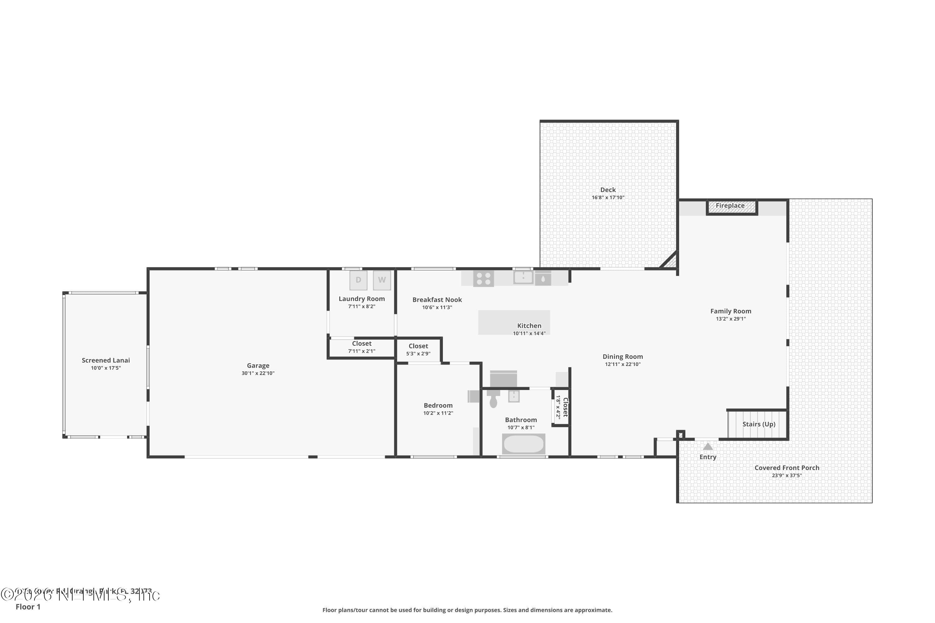 Floor Plan — 1320 RIVER Road, Orange Park, FL 32073