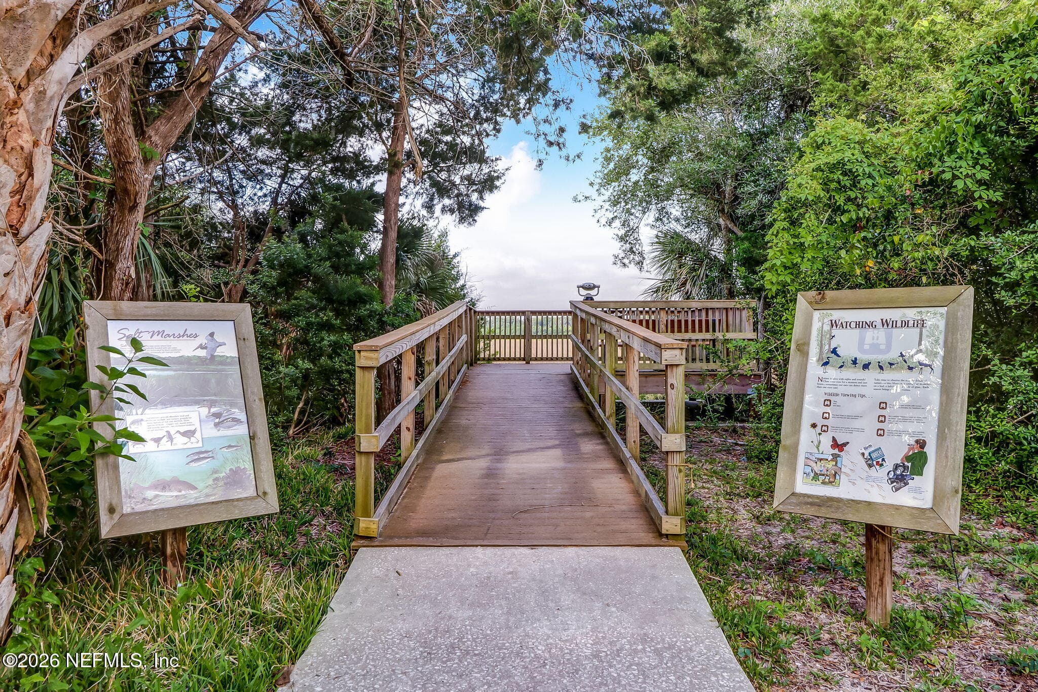 One of the entrances to Egans Creek Greenway — 865 LAGUNA Drive, Fernandina Beach, FL 32034