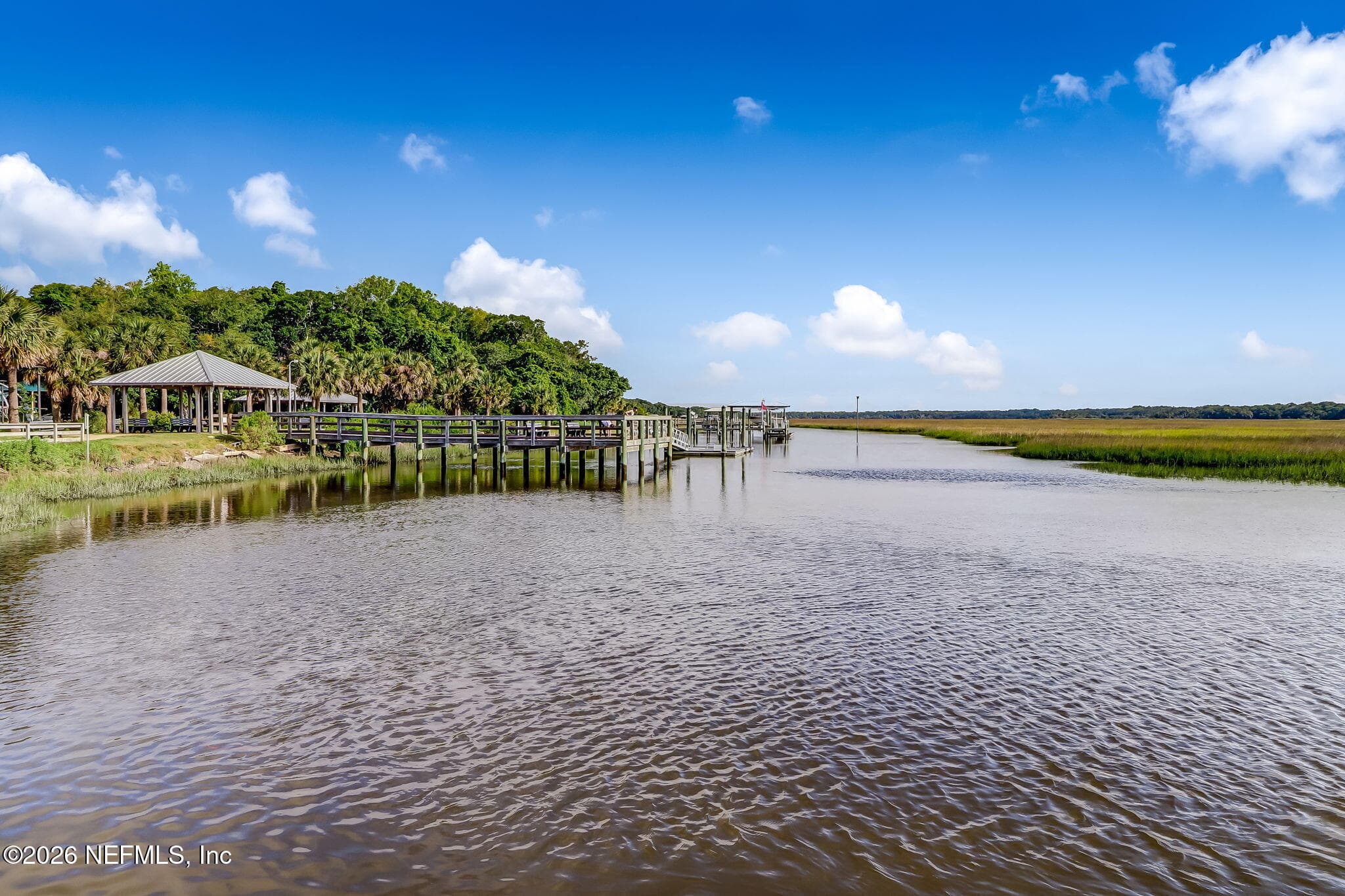 Egans Creek Park off of Atlantic Avenue for recreation, fishing, exercise, launching kayaks — 865 LAGUNA Drive, Fernandina Beach, FL 32034