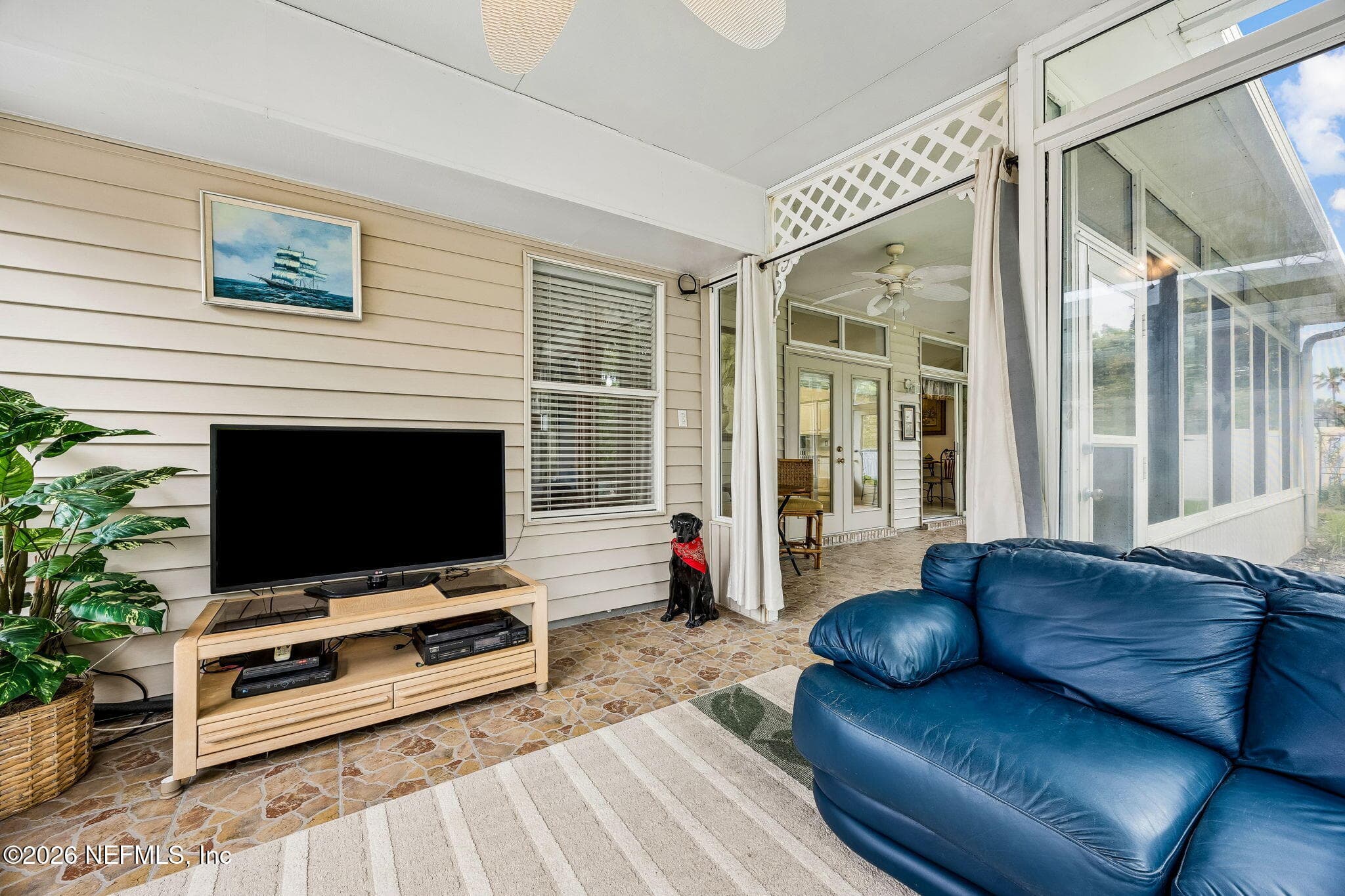 Wonderful space to enjoy the indoors while feeling a part of the outdoors as well. — 865 LAGUNA Drive, Fernandina Beach, FL 32034