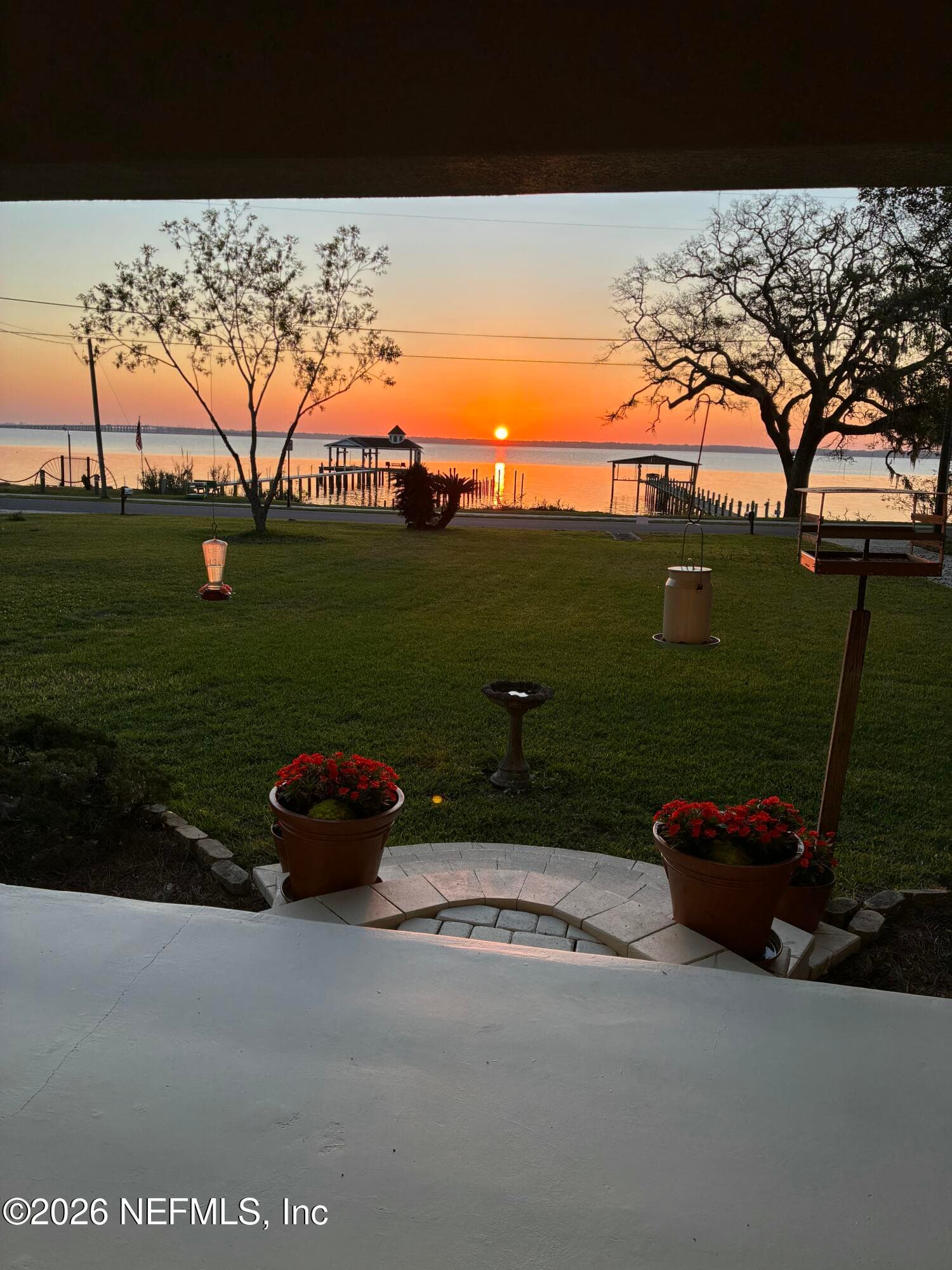 St. Johns River Views from the front lanai — 1320 RIVER Road, Orange Park, FL 32073