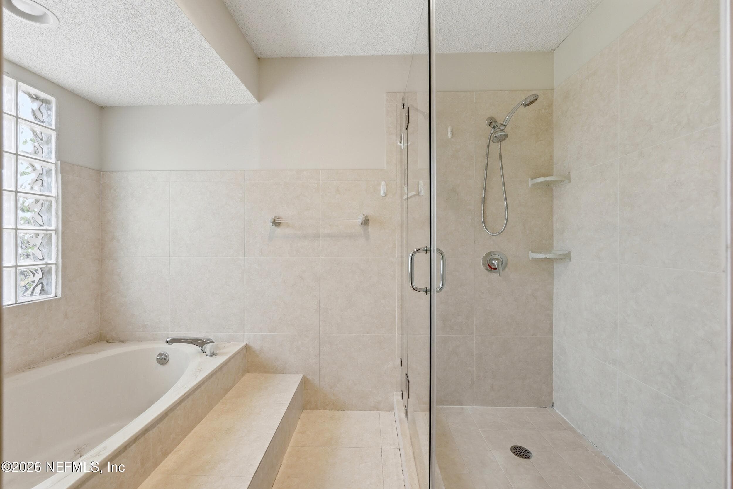 Primary Bath With Separate Tub and Shower — 13040 LOBLOLLY Lane S, Jacksonville, FL 32246