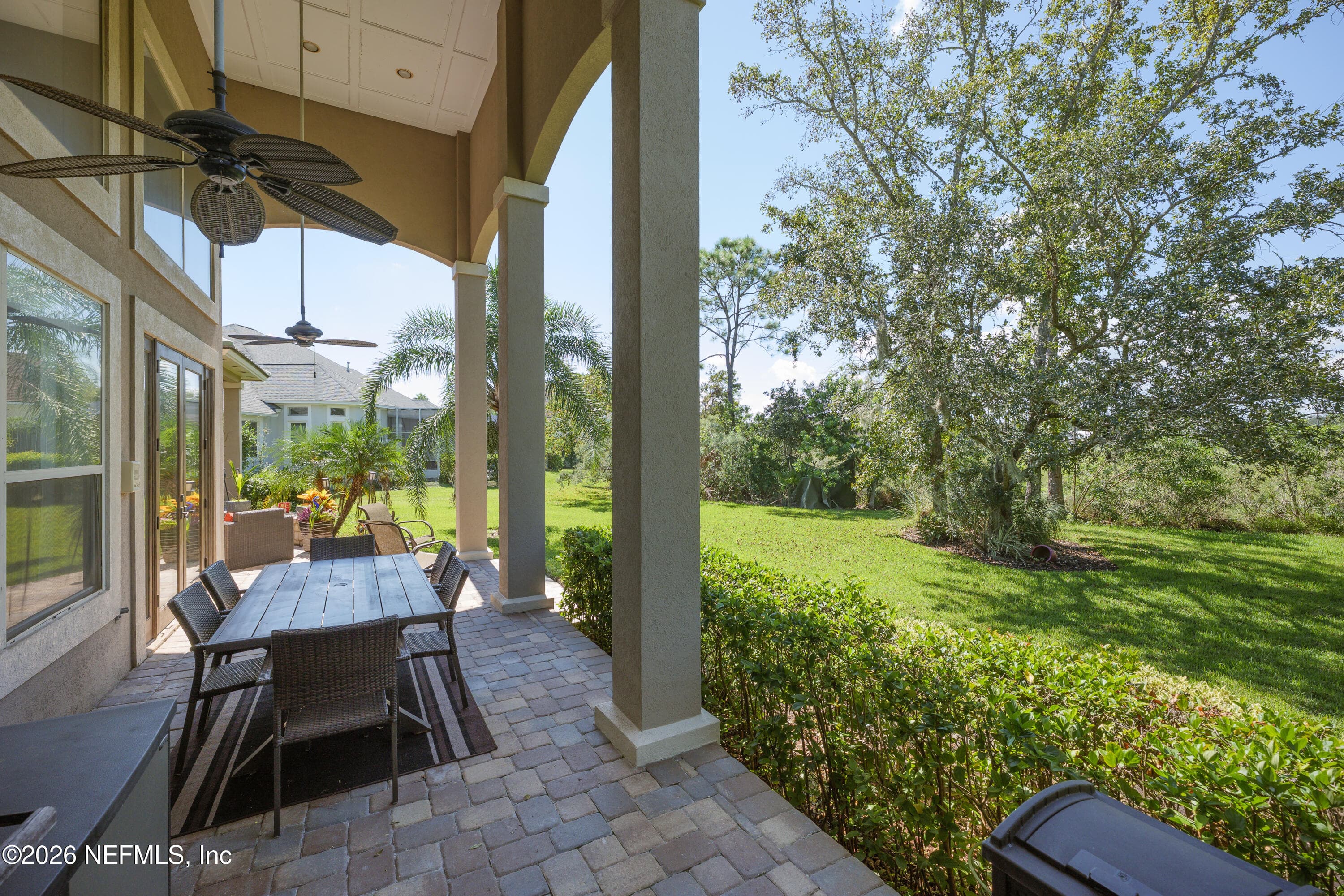 Overlooking backyard — 24469 HARBOUR VIEW Drive, Ponte Vedra Beach, FL 32082