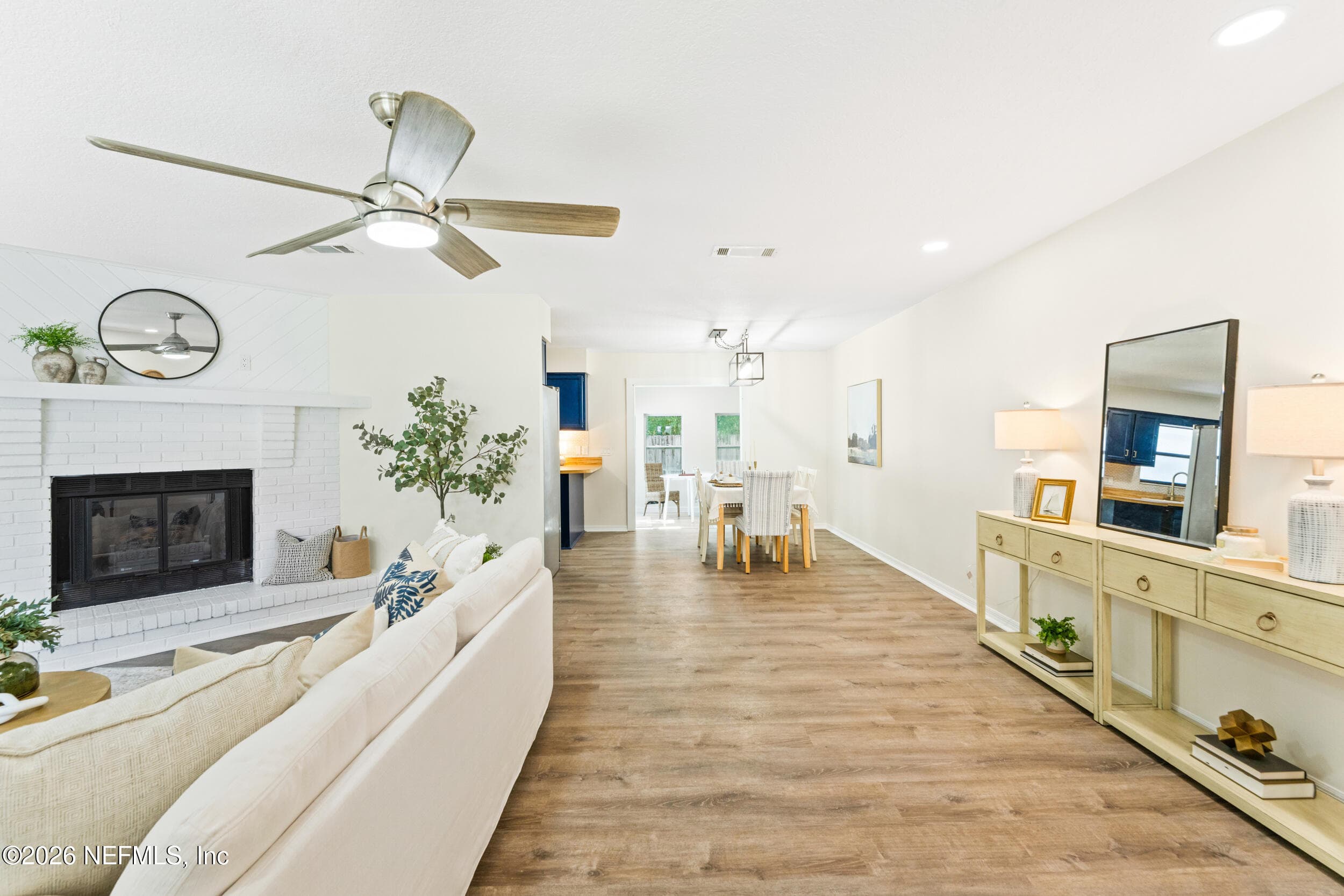 Open concept great room — 111 SWALLOW Road, St. Augustine, FL 32086