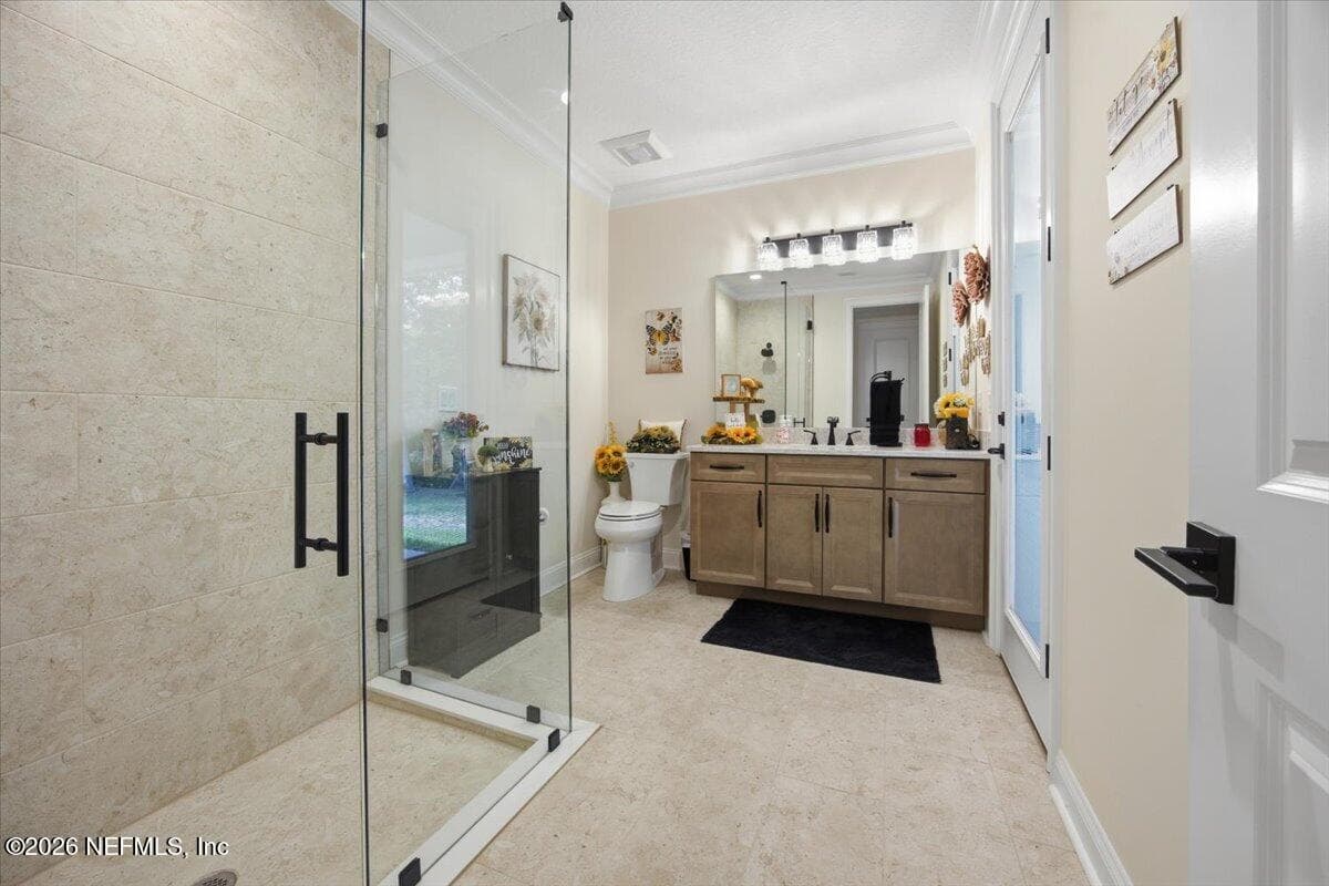 Downstairs Guest Bath — 1239 LAKE ASBURY Drive, Green Cove Springs, FL 32043