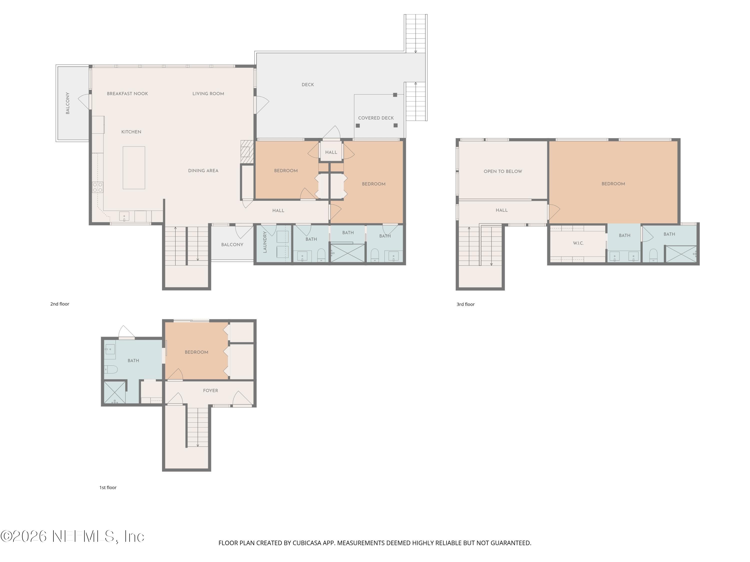 Individual floorplans listed under "FLOORPLANS" in MLS — 2947 S PONTE VEDRA Boulevard, Ponte Vedra Beach, FL 32082