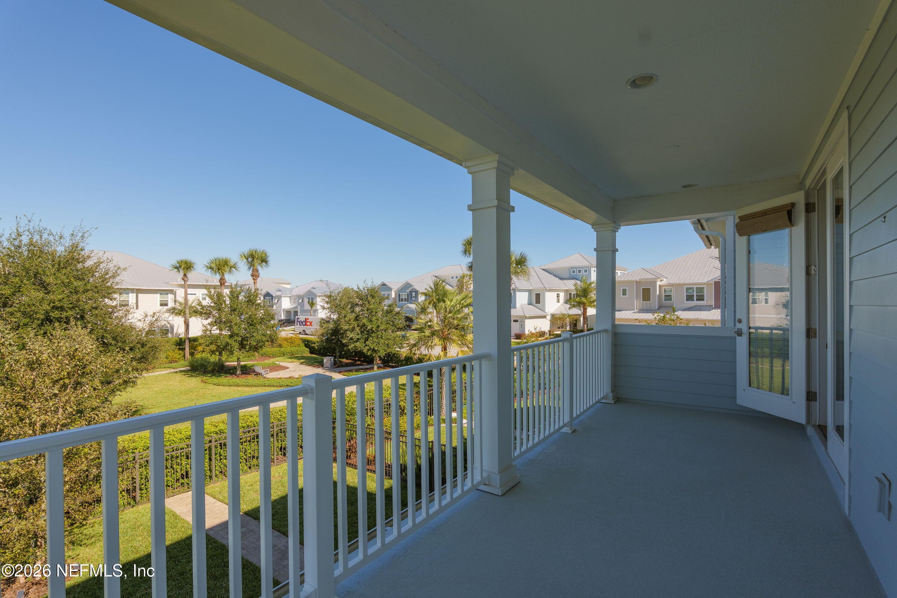 Main bedroom balcony, a great private escape to enjoy the fresh air — 703 RUM RUNNER Way, St. Johns, FL 32259