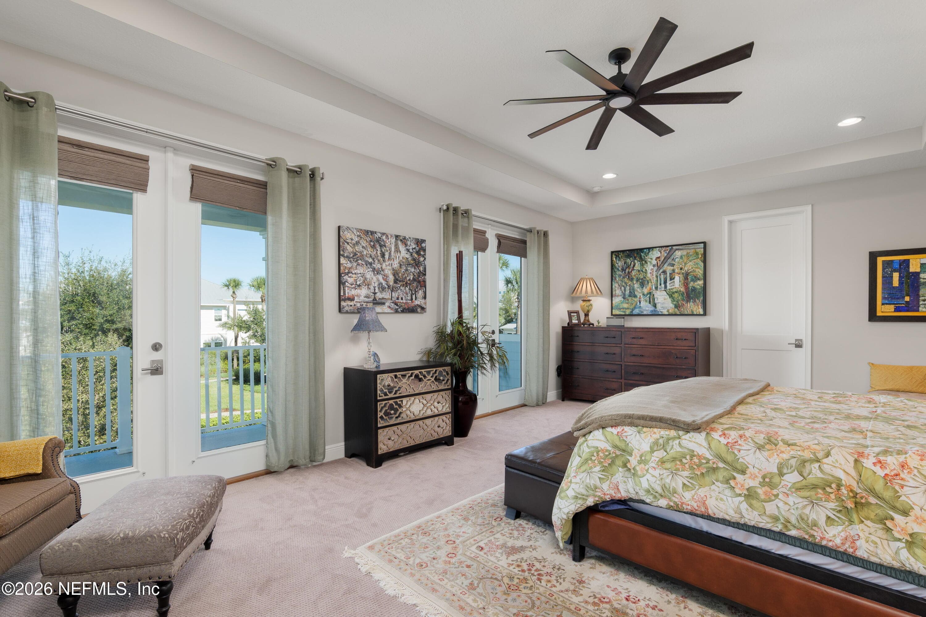Spacious Main bedroom with plenty of room for additional seating and furniture — 703 RUM RUNNER Way, St. Johns, FL 32259