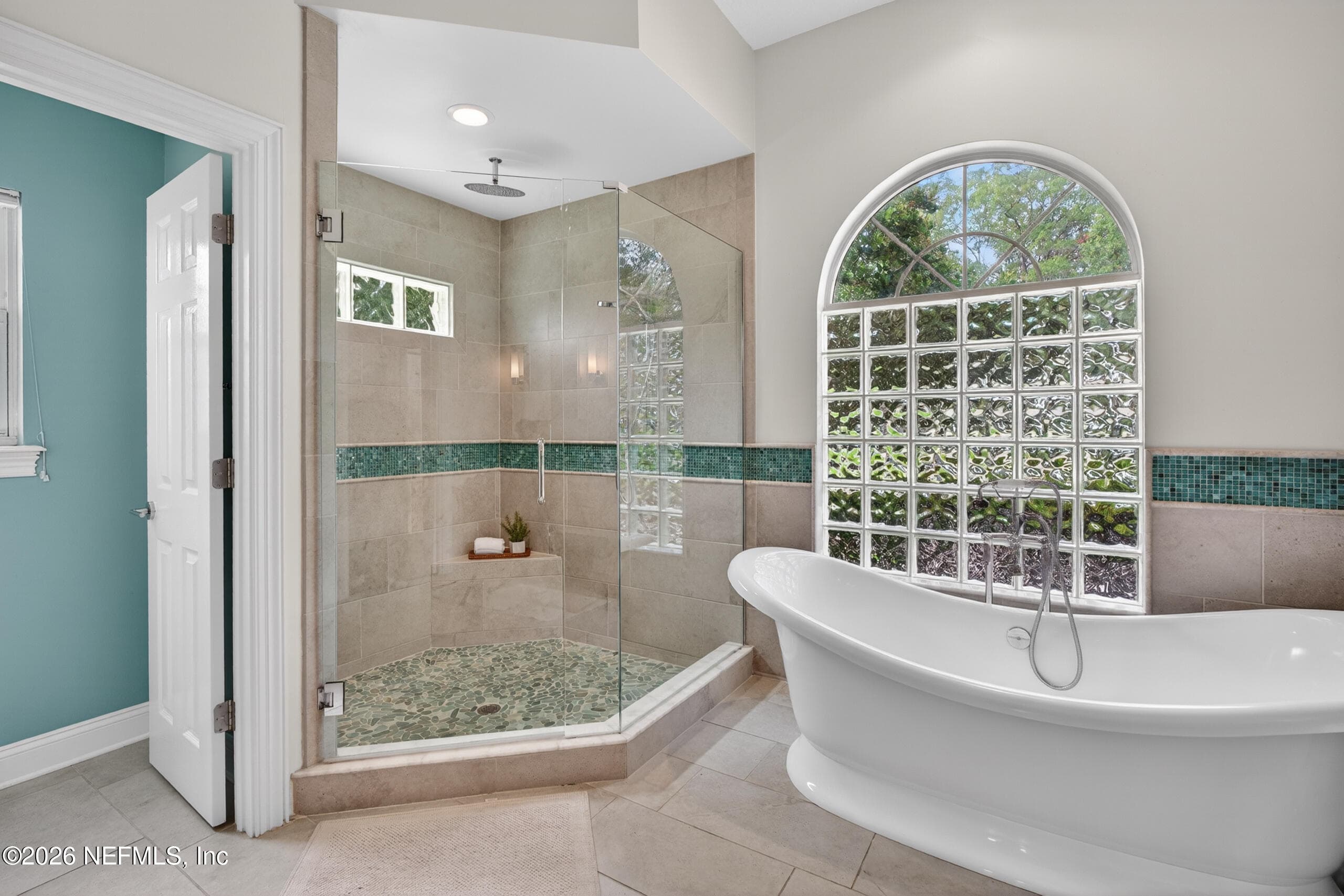 Renovated Primary Bathroom featured on Houzz — 13634 SHIPWATCH Drive, Jacksonville, FL 32225