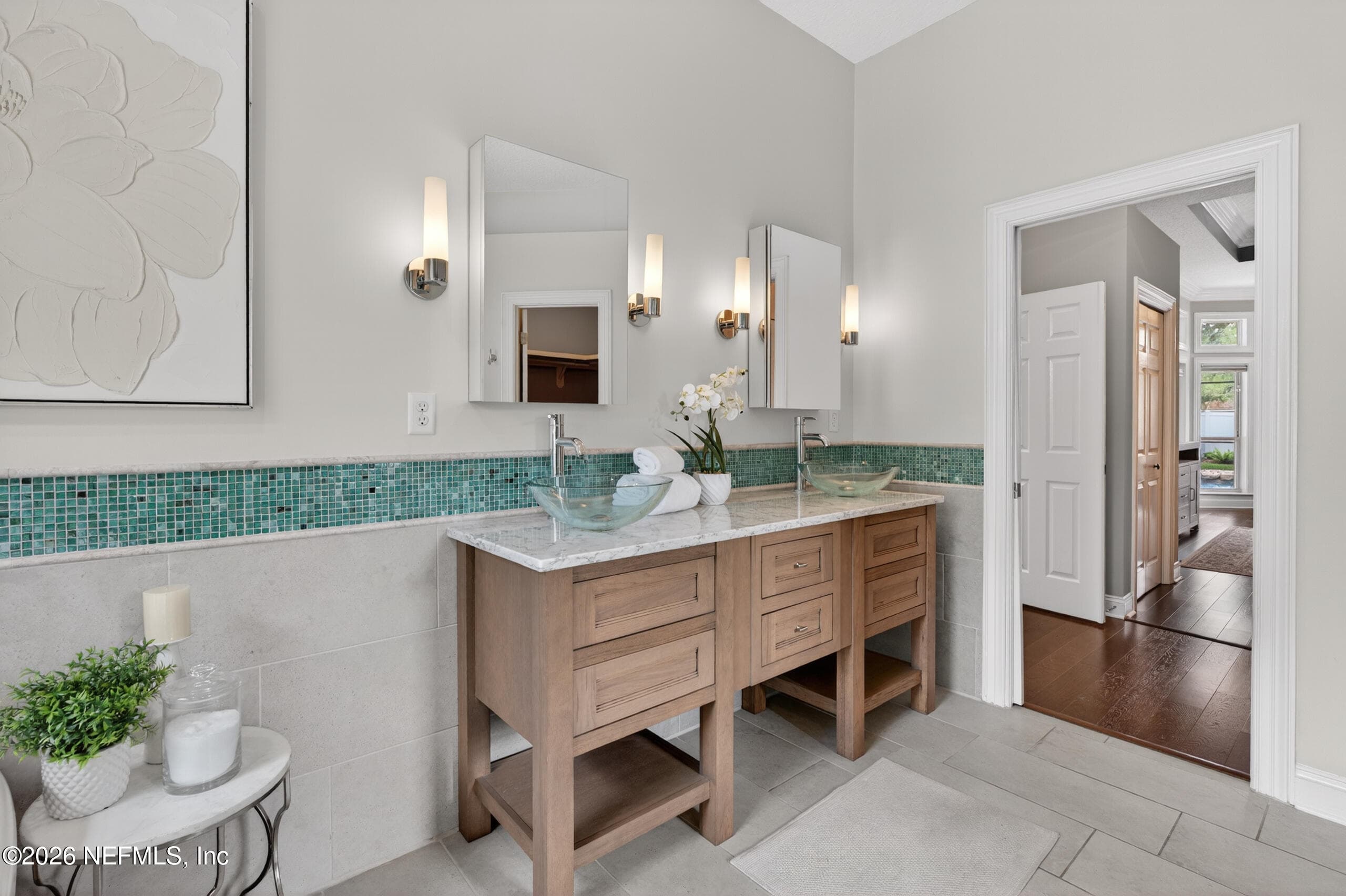 Renovated Primary Bathroom featured on Houzz — 13634 SHIPWATCH Drive, Jacksonville, FL 32225