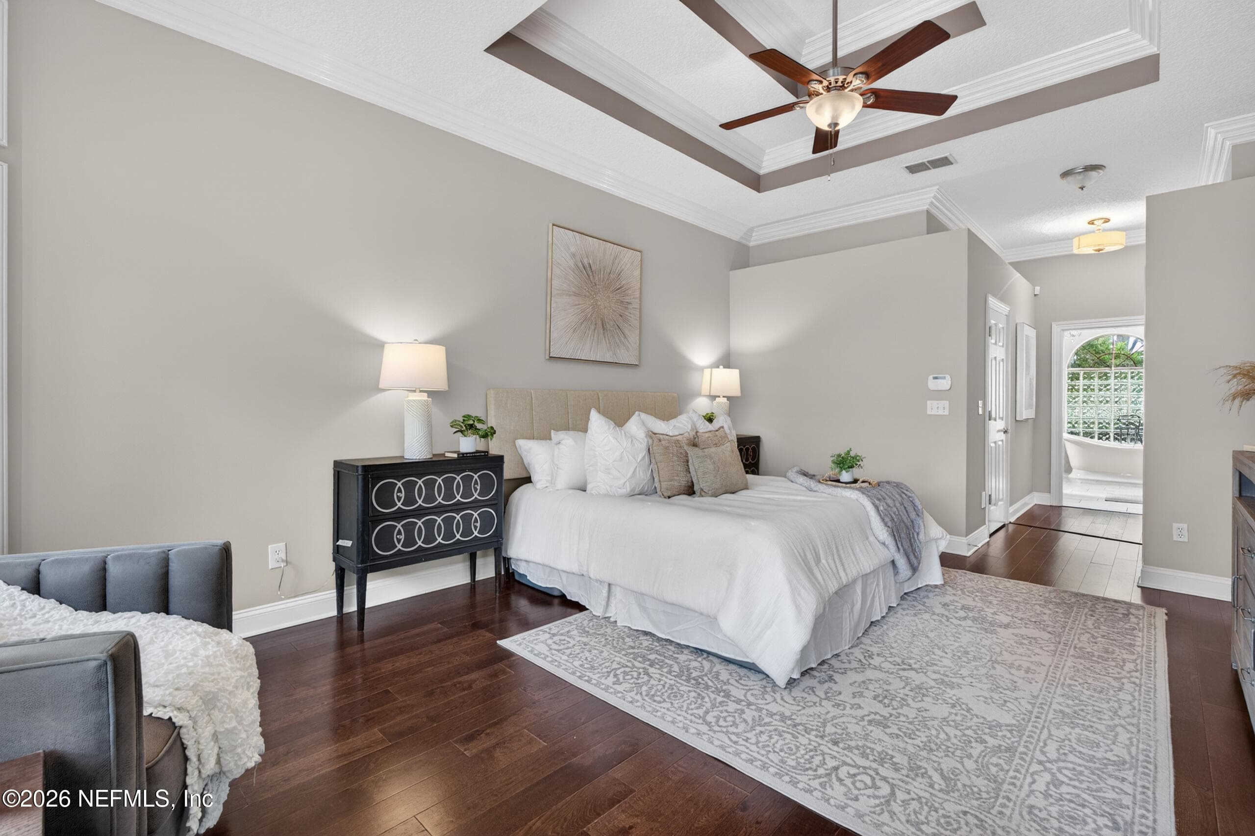 Large Primary Bedroom with seating area — 13634 SHIPWATCH Drive, Jacksonville, FL 32225