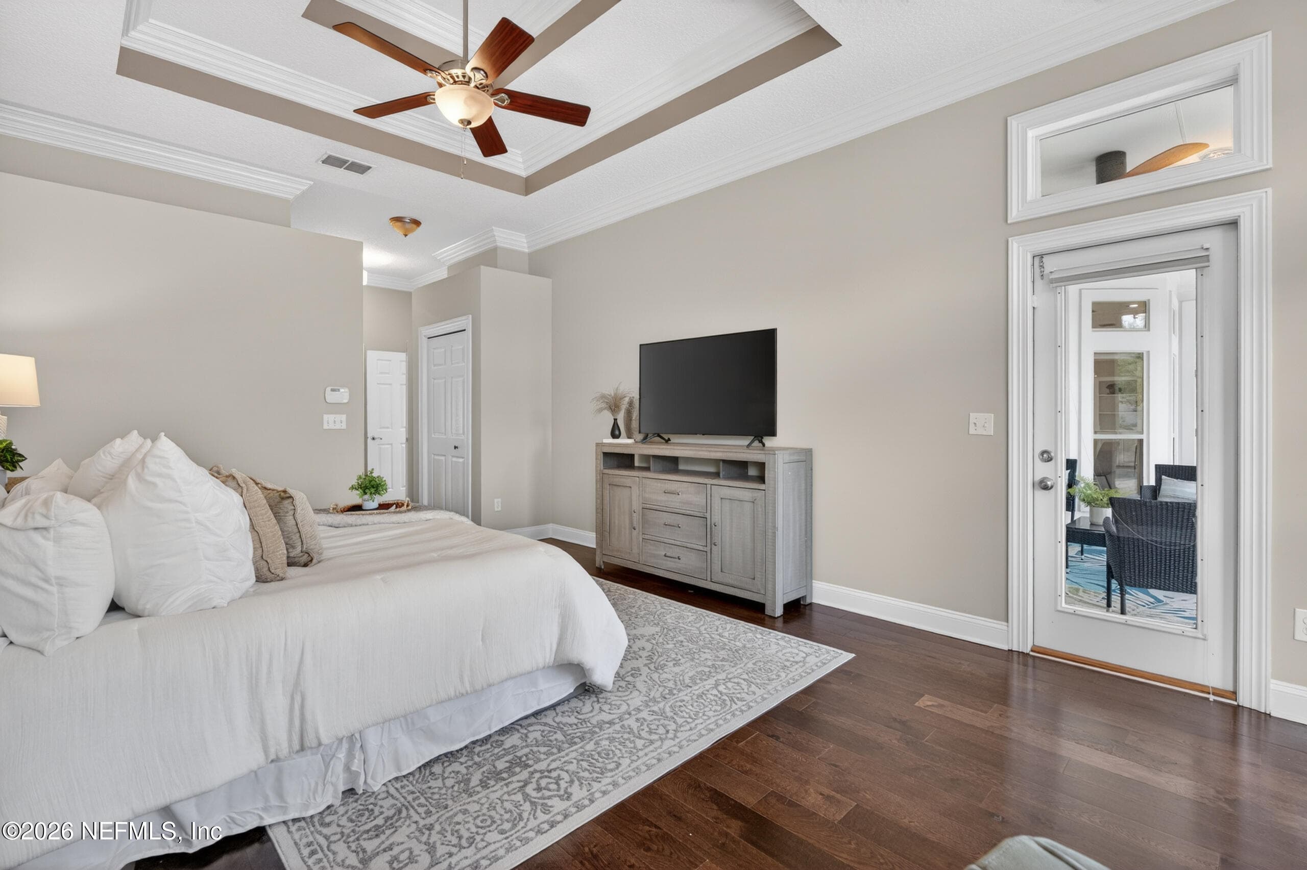 Large Primary Bedroom with access to pool — 13634 SHIPWATCH Drive, Jacksonville, FL 32225