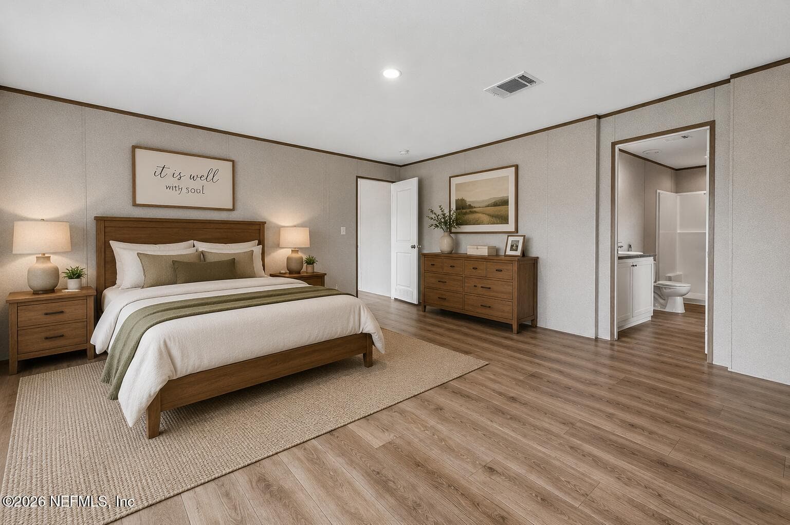 primary bedroom virtually staged — 6771 SW COUNTY ROAD 225, Starke, FL 32091