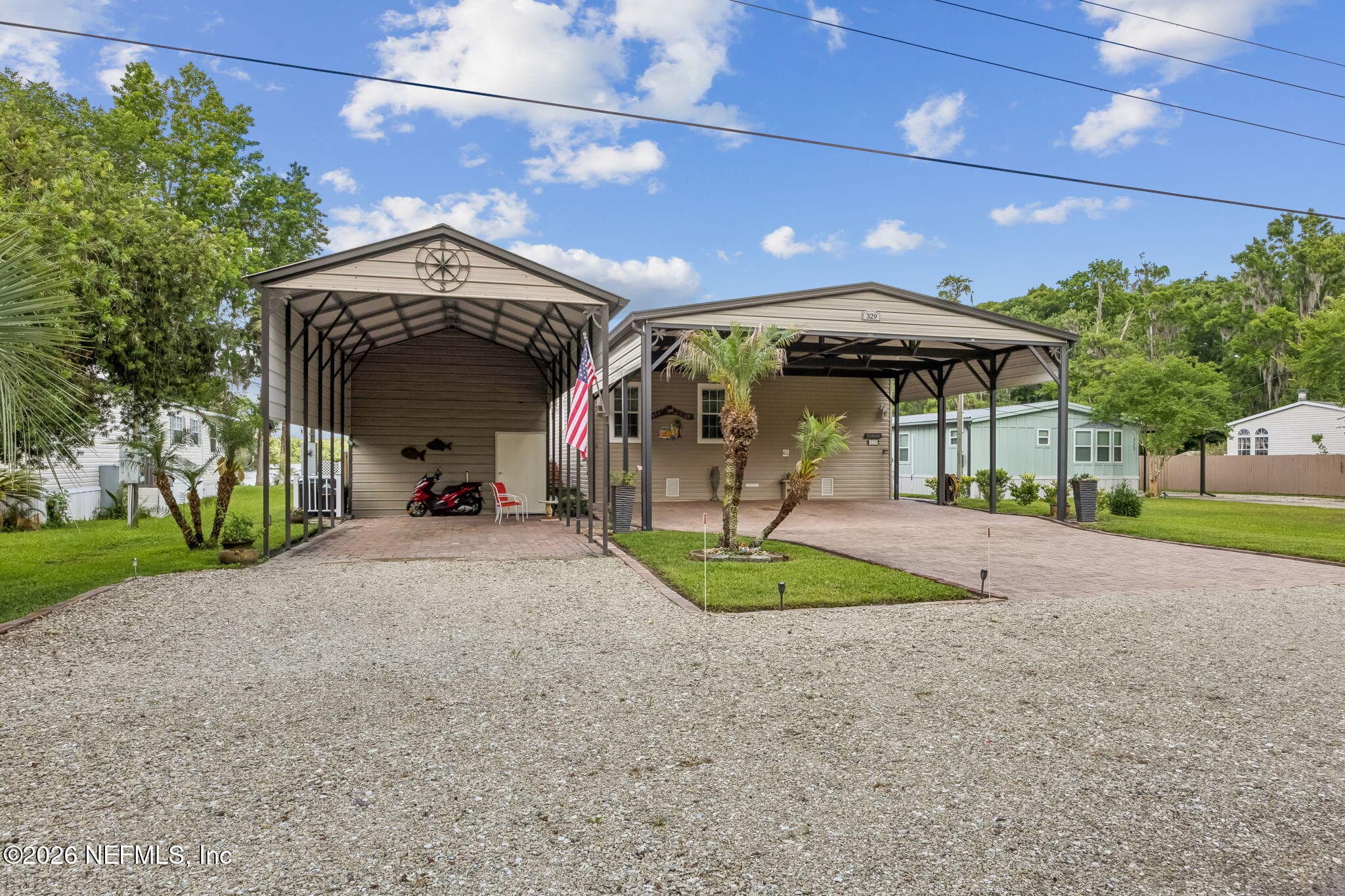 There Is Parking For in Excess Of 4 Vehicles - Great For Entertaining Family And Friends — 329 PARADISE Circle, Satsuma, FL 32189