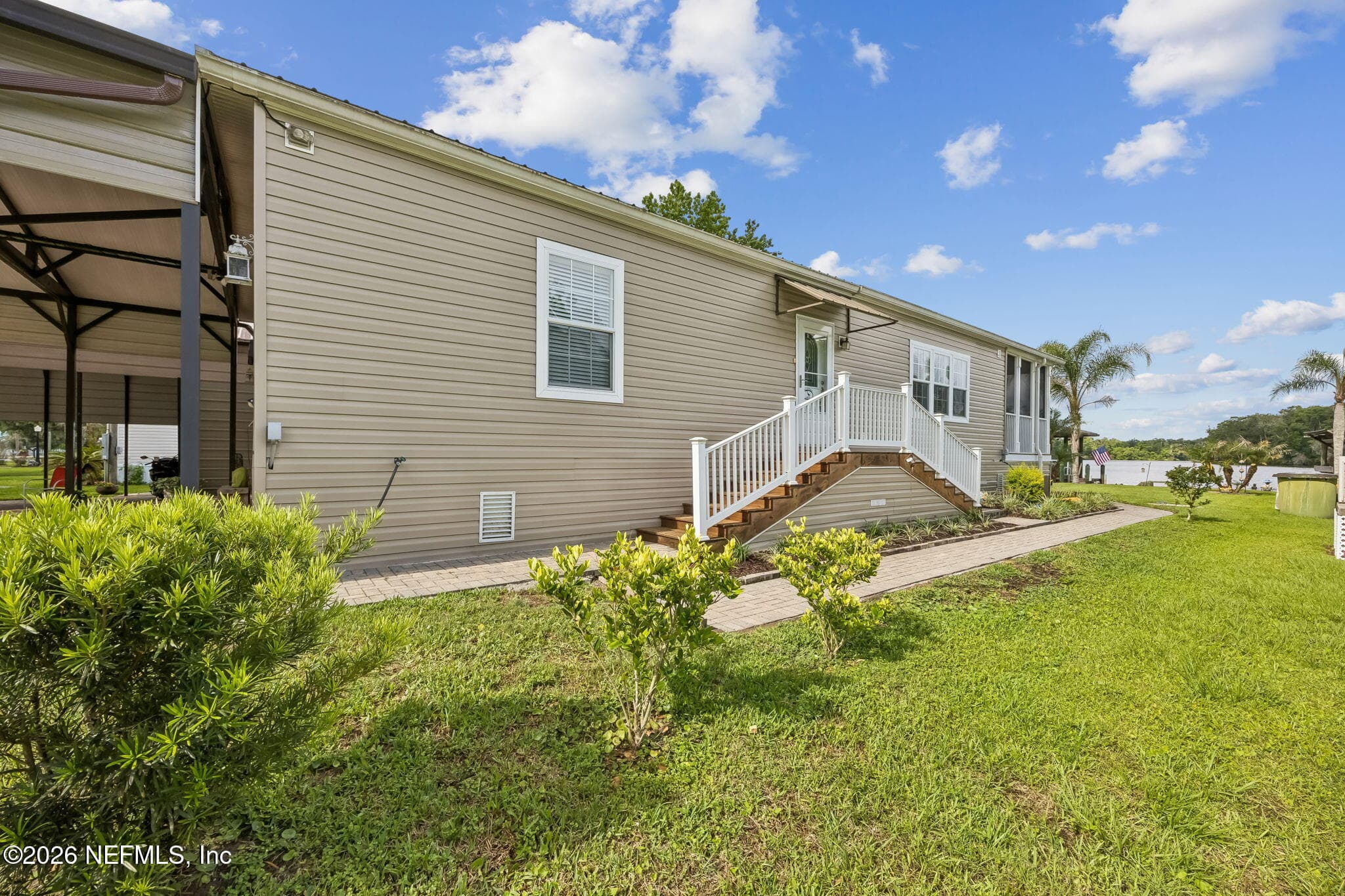 This Is 1 Of 3 Entrances To The Home — 329 PARADISE Circle, Satsuma, FL 32189