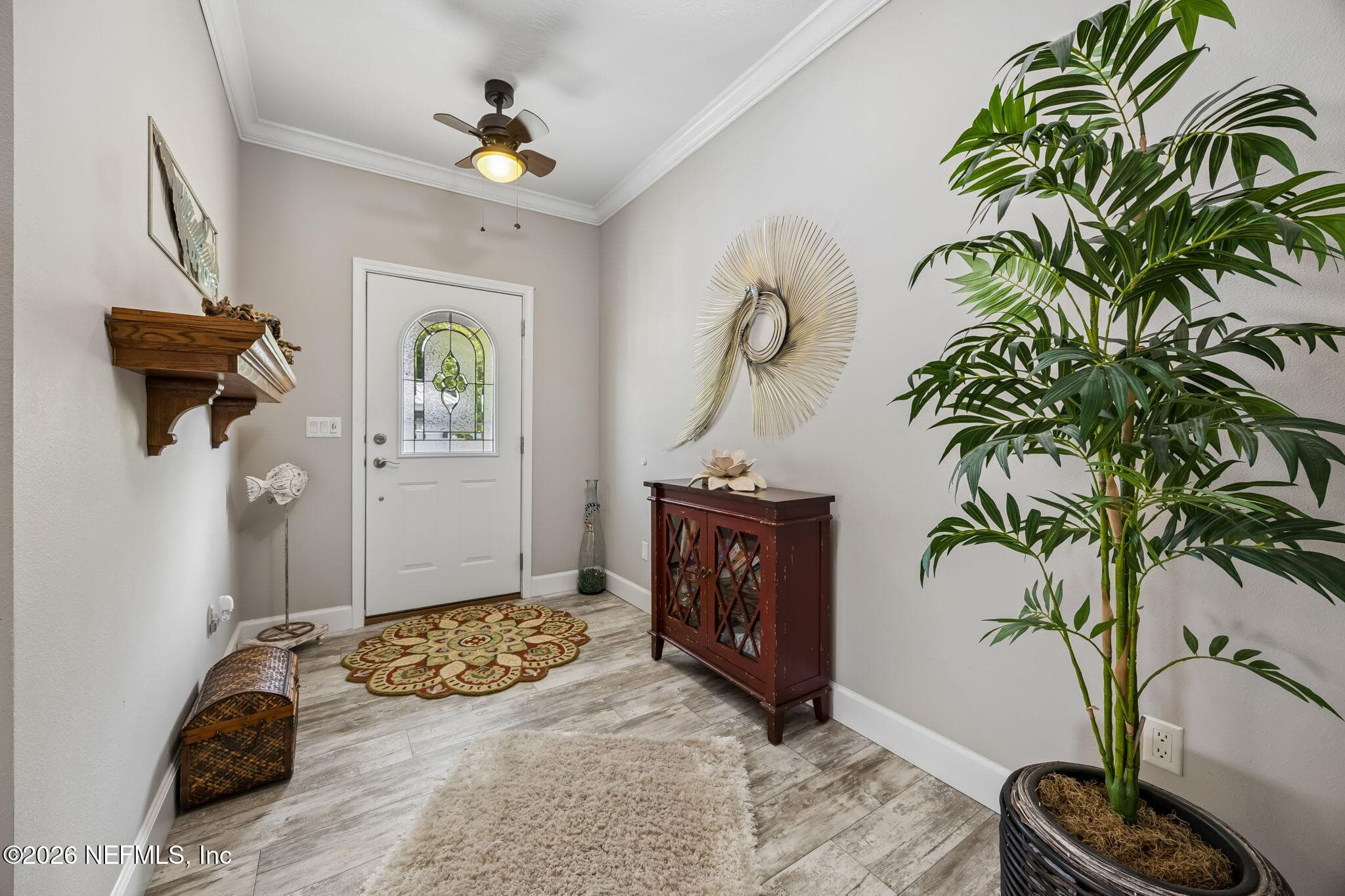 Foyer And Entire Home Have Upgraded Vinyl FLooring — 329 PARADISE Circle, Satsuma, FL 32189