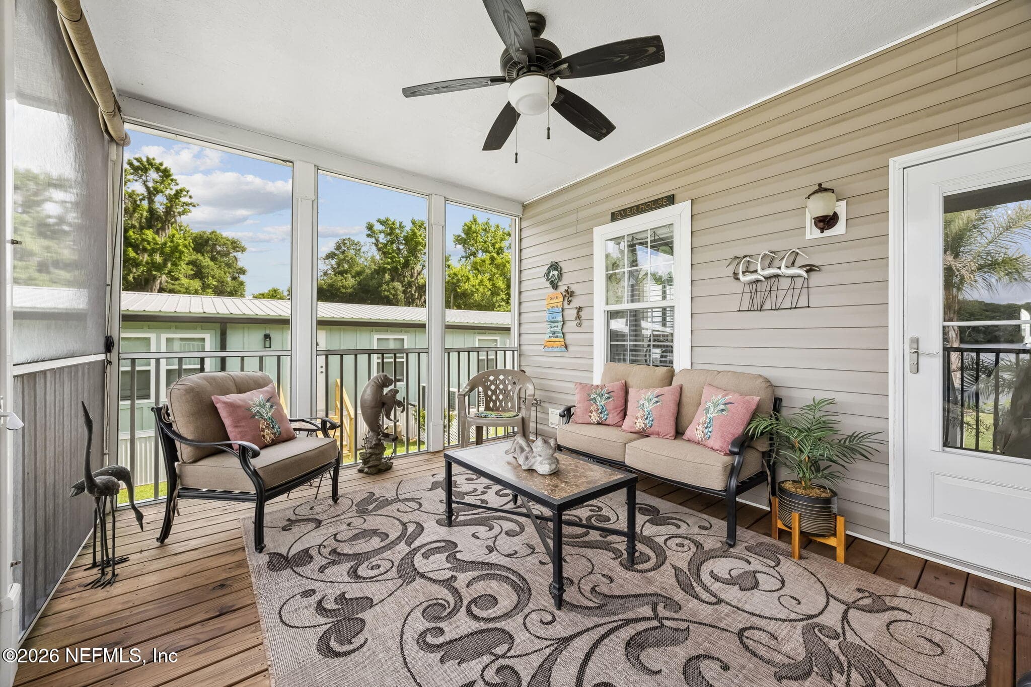 Screened Porch Overlooks — 329 PARADISE Circle, Satsuma, FL 32189