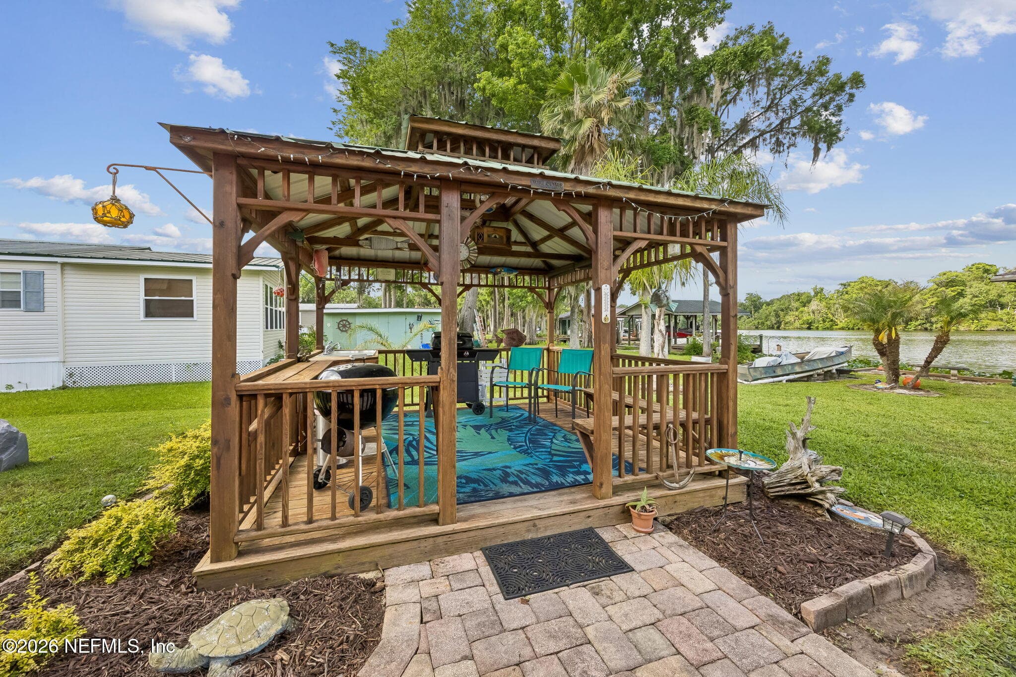 Gazebo With Electric — 329 PARADISE Circle, Satsuma, FL 32189