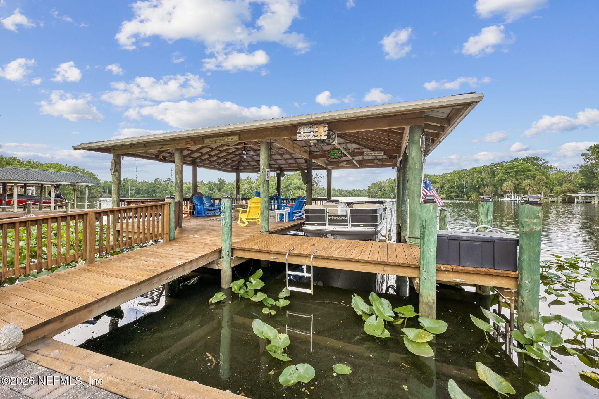 And Covered Boat House — 329 PARADISE Circle, Satsuma, FL 32189