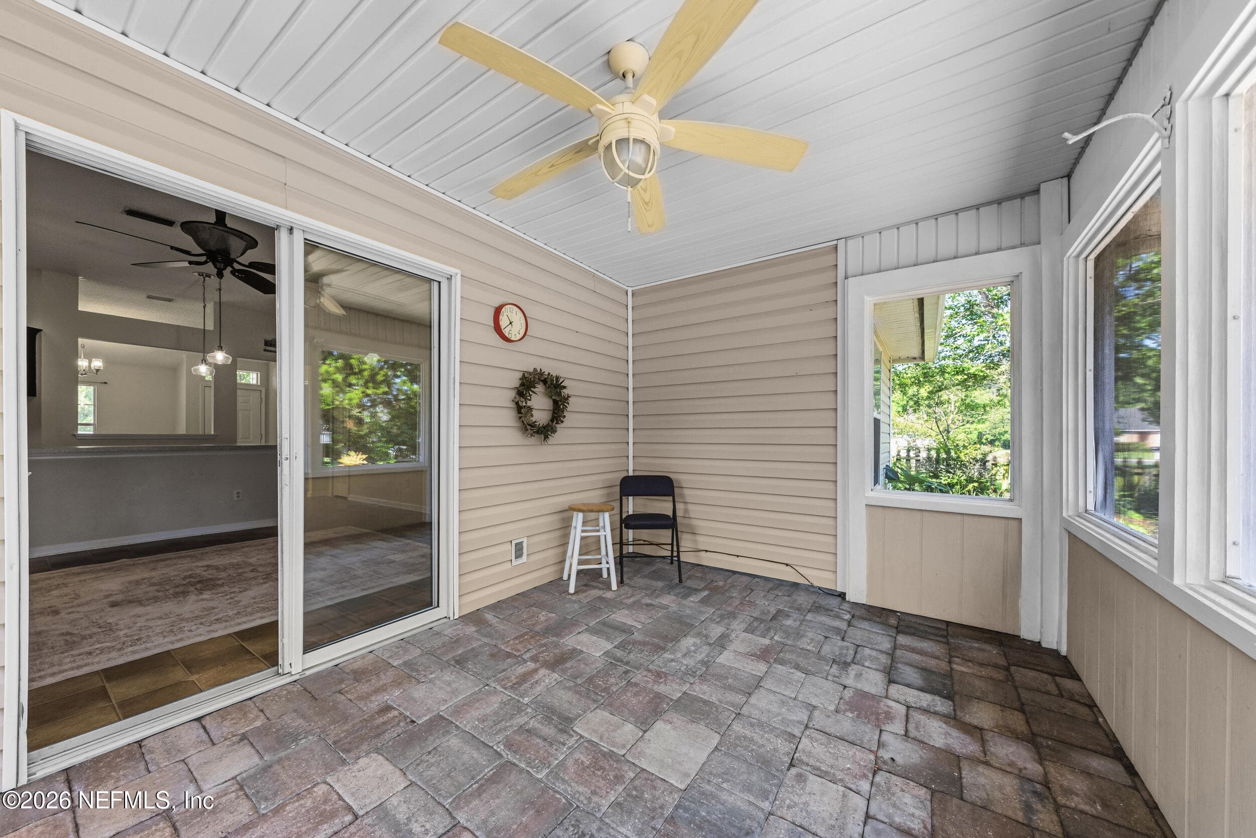 Paver lanai — 86512 WORTHINGTON Drive, Yulee, FL 32097