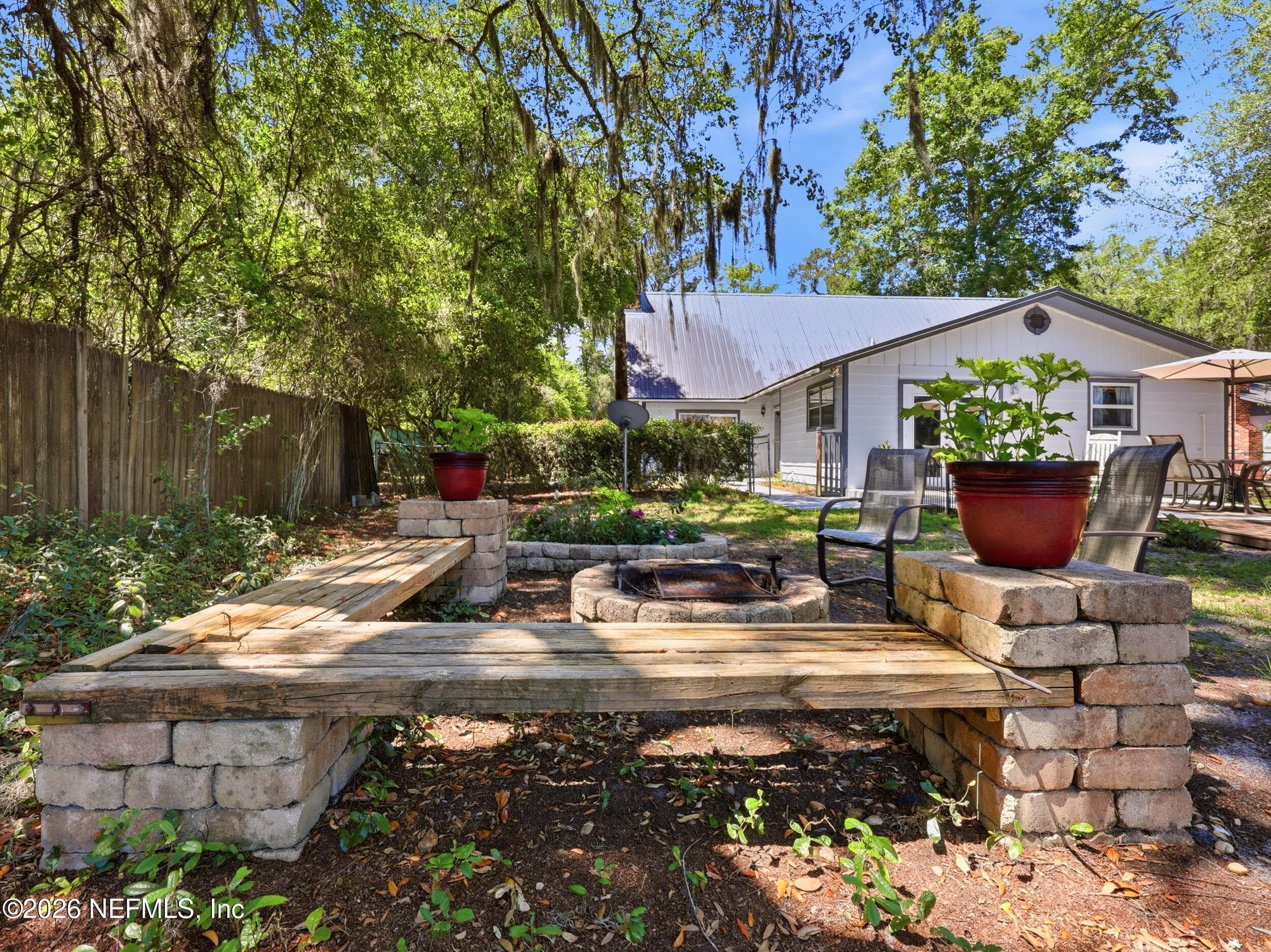 Relaxing Firepit Area — 5419 COUNTY ROAD 352, Keystone Heights, FL 32656