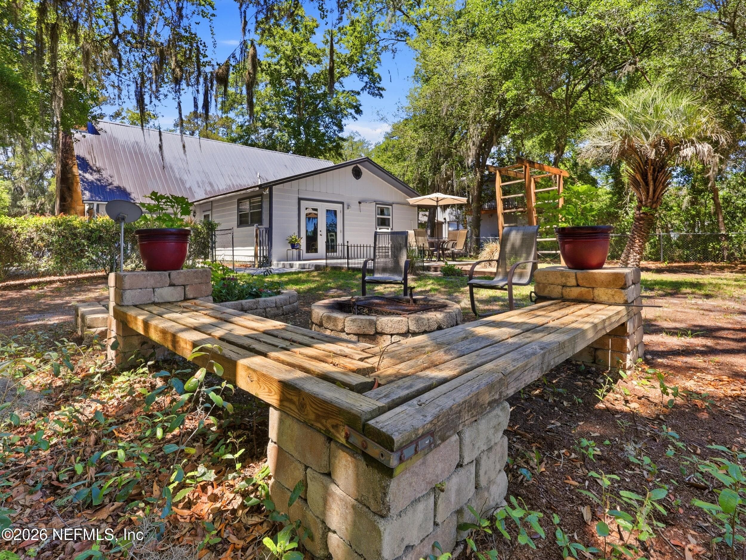 Firepit Area — 5419 COUNTY ROAD 352, Keystone Heights, FL 32656