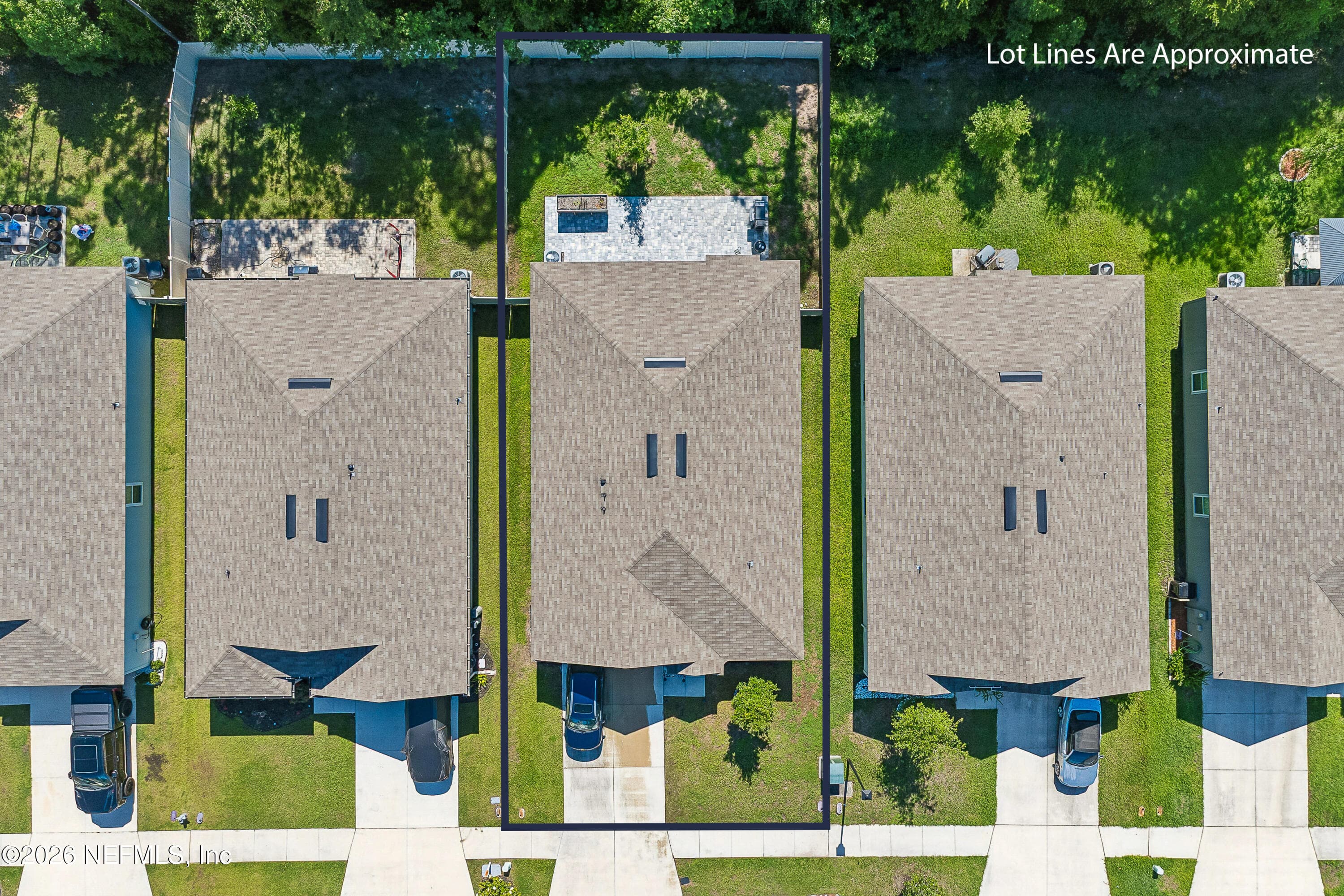 Overhead with Lot lines — 3286 LAWTON Place, Green Cove Springs, FL 32043