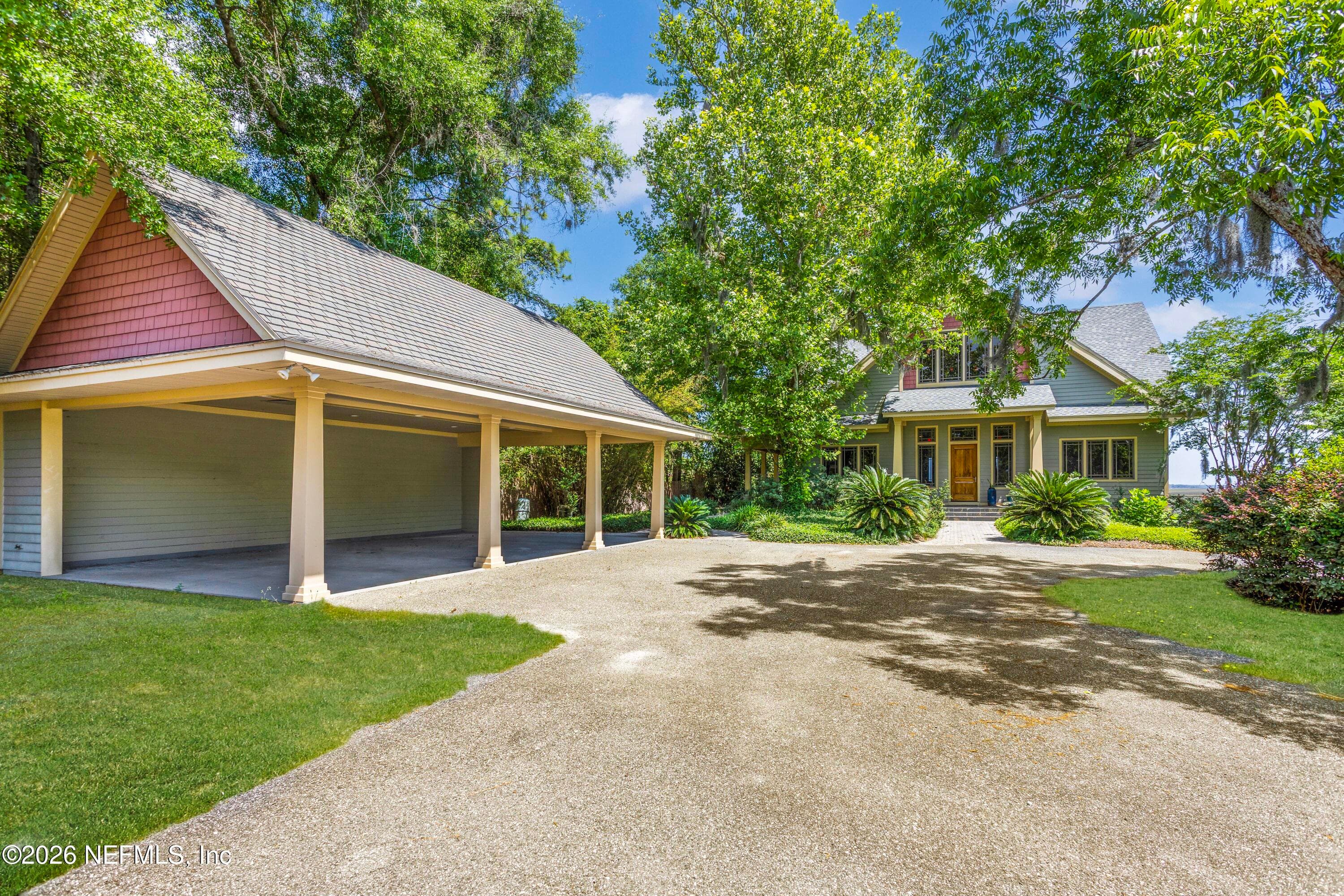 Superior custom-build river view home. — 940564 OLD NASSAUVILLE Road, Fernandina Beach, FL 32034